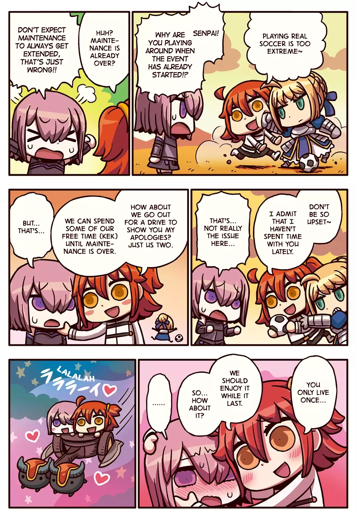 Manga de Wakaru! Fate/Grand Order Chapter 2.27 page 1 - Vol.2 Chapter 27: Apology