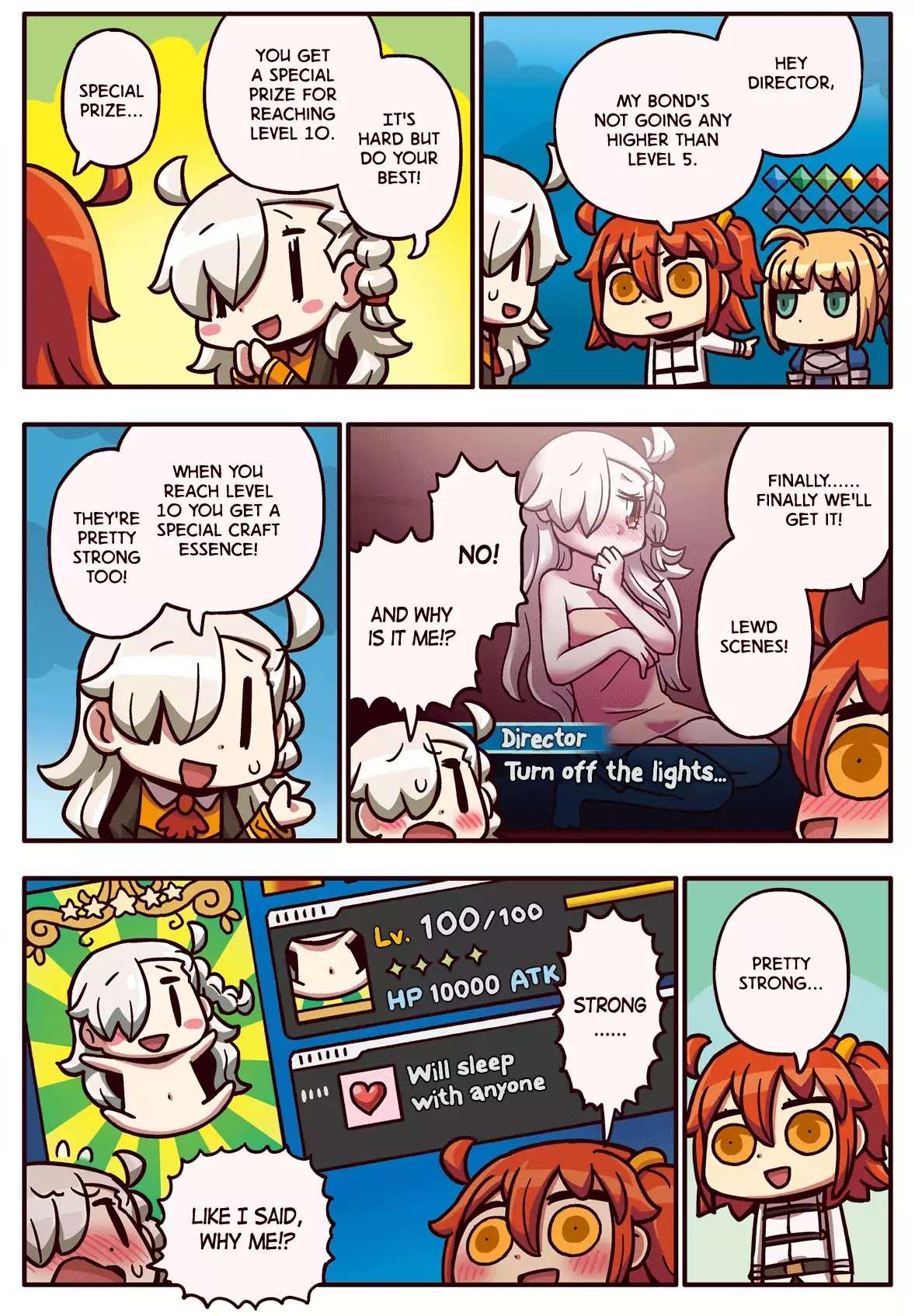 Manga de Wakaru! Fate/Grand Order Chapter 2.30 page 1 - Vol.2 Chapter 30: Bond Level 10