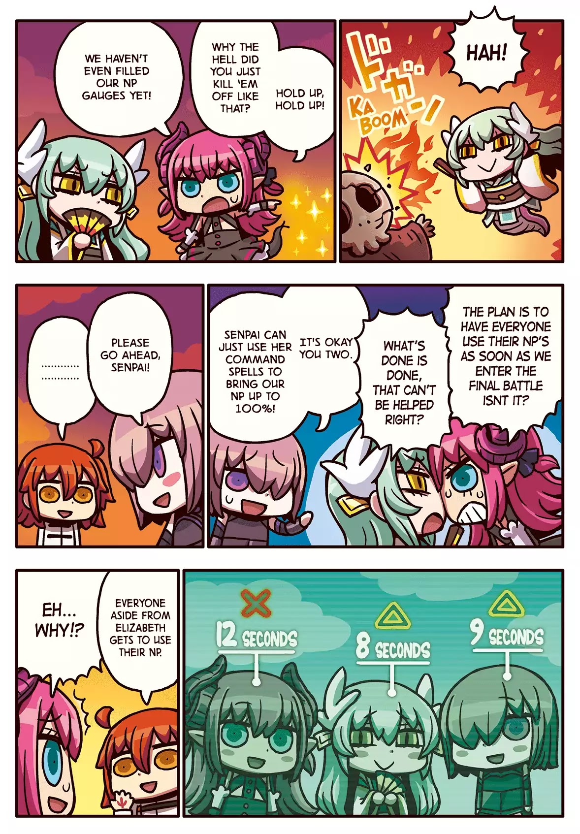 Manga de Wakaru! Fate/Grand Order Chapter 2.37 page 1 - Vol.2 Chapter 37: 12 Second Obstacle
