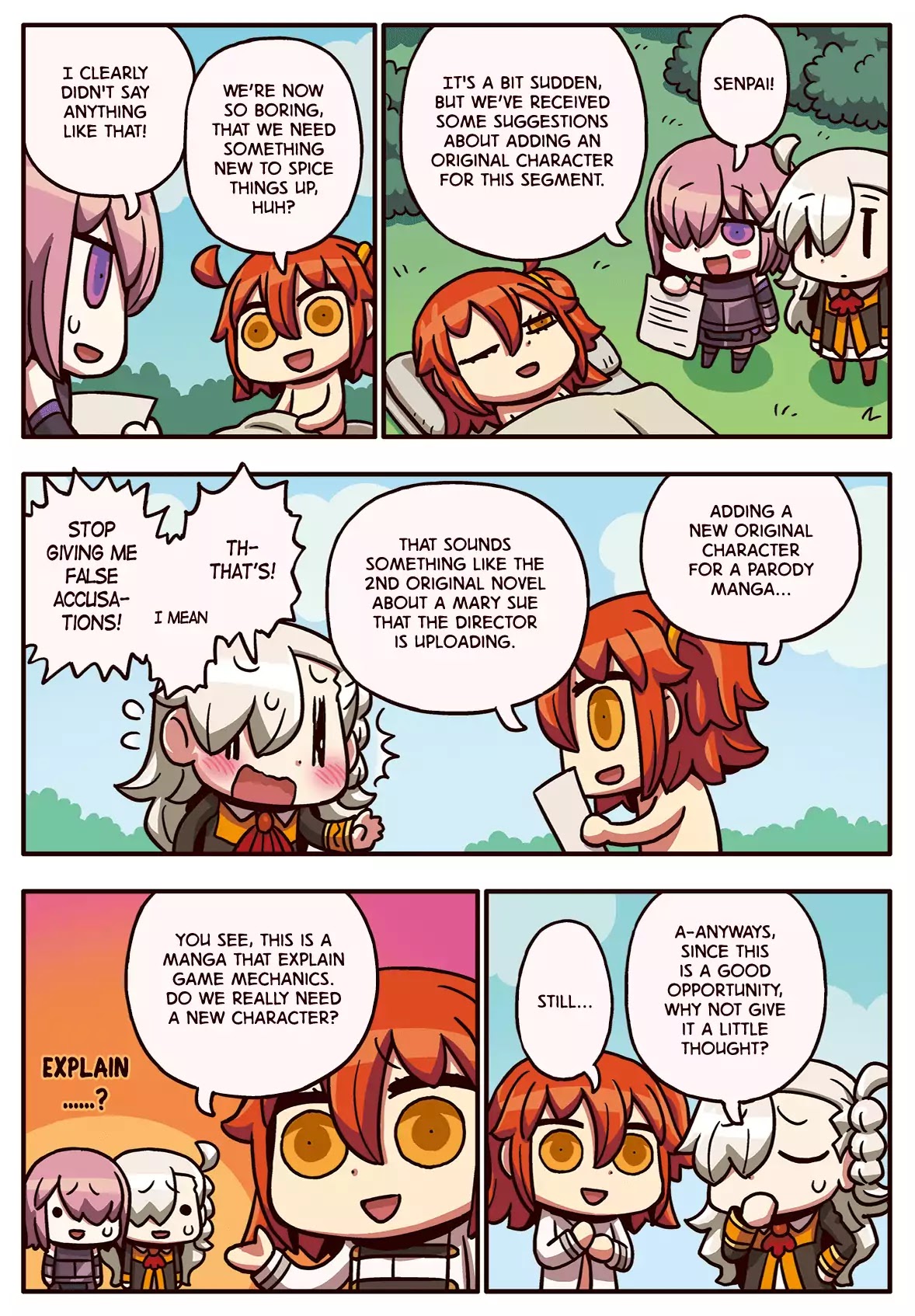 Manga de Wakaru! Fate/Grand Order Chapter 2.42 page 1 - Vol.2 Chapter 42: Original Character
