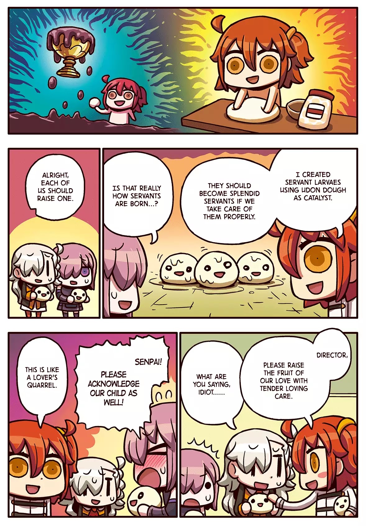 Manga de Wakaru! Fate/Grand Order Chapter 2.44 page 1 - Vol.2 Chapter 44: Acknowledgment