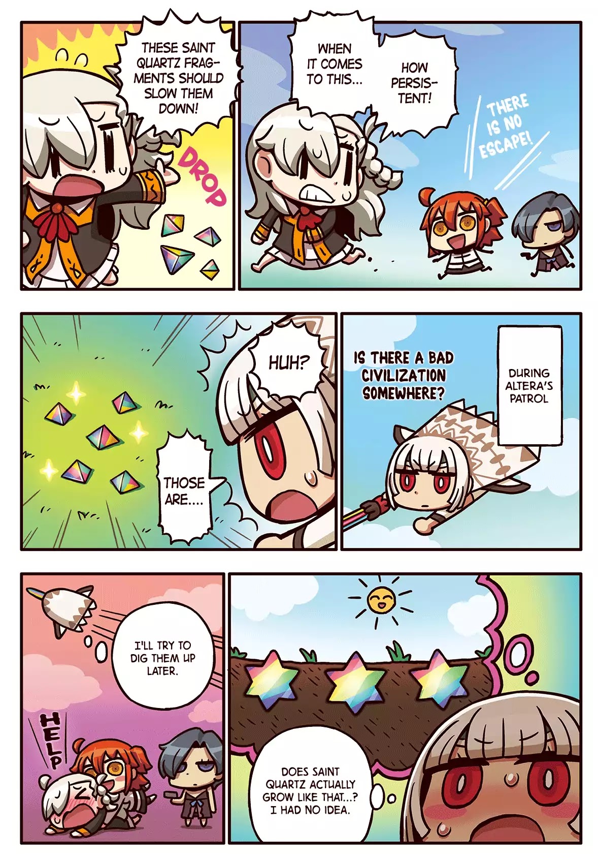 Manga de Wakaru! Fate/Grand Order Chapter 2.49 page 1 - Vol.2 Chapter 49: To Grow