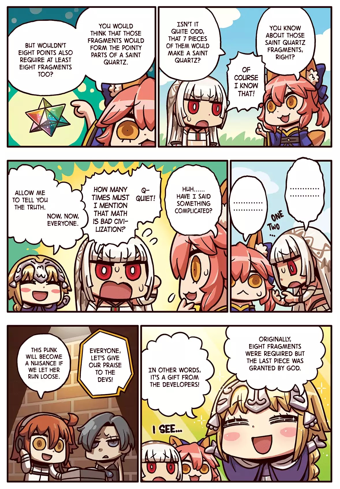 Manga de Wakaru! Fate/Grand Order Chapter 2.51 page 1 - Vol.2 Chapter 51: Altera and Math