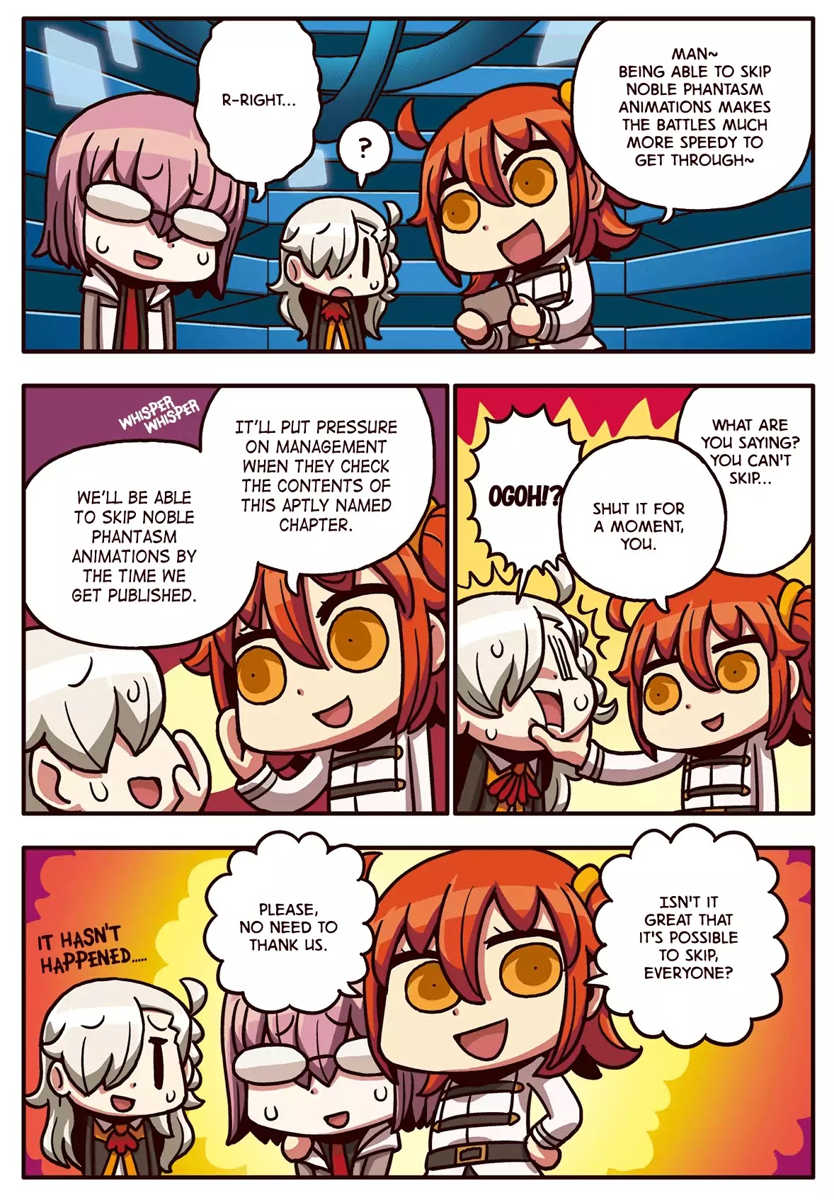 Manga de Wakaru! Fate/Grand Order Chapter 2.6 page 1 - Vol.2 Chapter 6: Noble Phantasm Animation