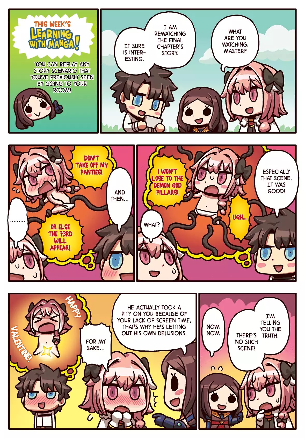 Manga de Wakaru! Fate/Grand Order Chapter 2.61 page 1 - Vol.2 Chapter 61: Reminiscence