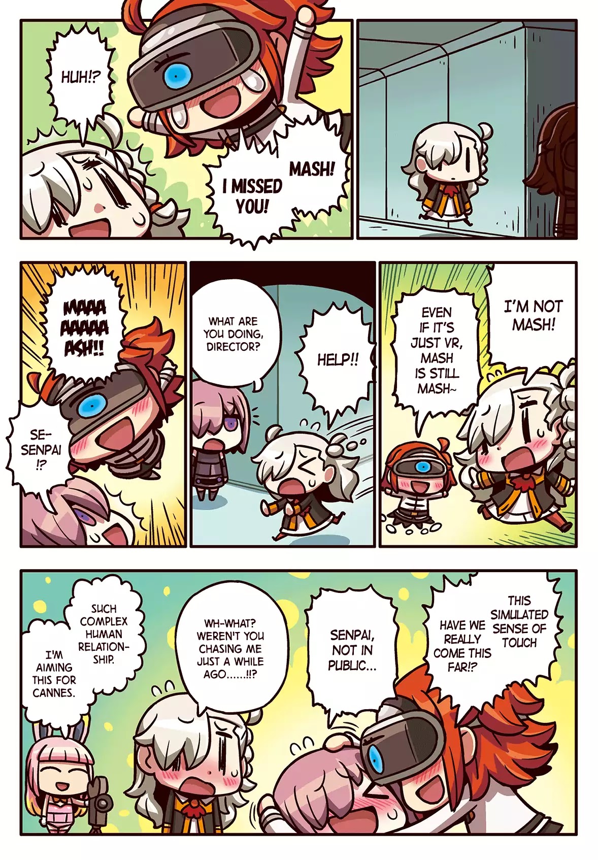 Manga de Wakaru! Fate/Grand Order Chapter 2.63 page 1 - Vol.2 Chapter 63: Virtual Reality