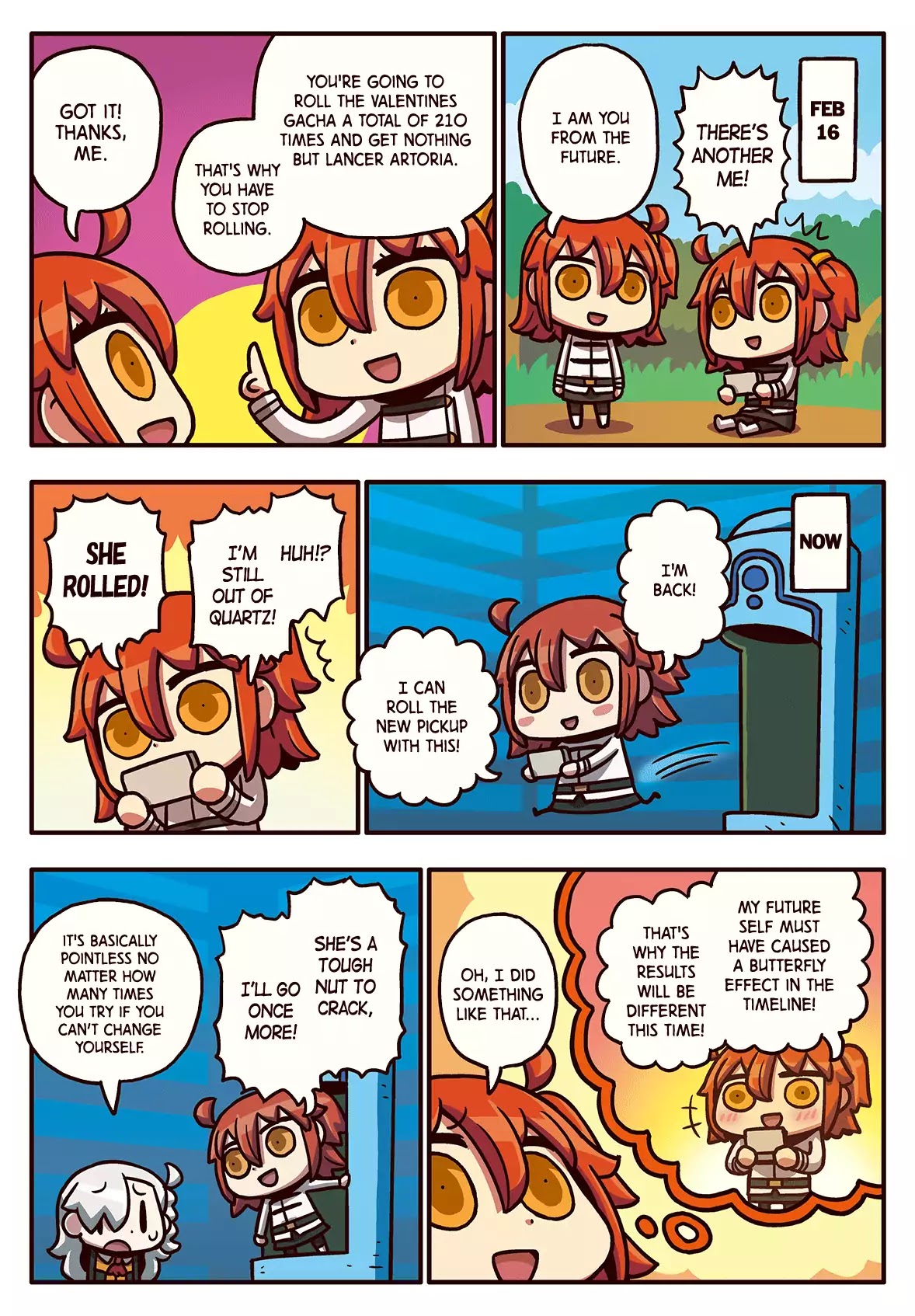 Manga de Wakaru! Fate/Grand Order Chapter 2.66 page 1 - Vol.2 Chapter 66: Past and Present