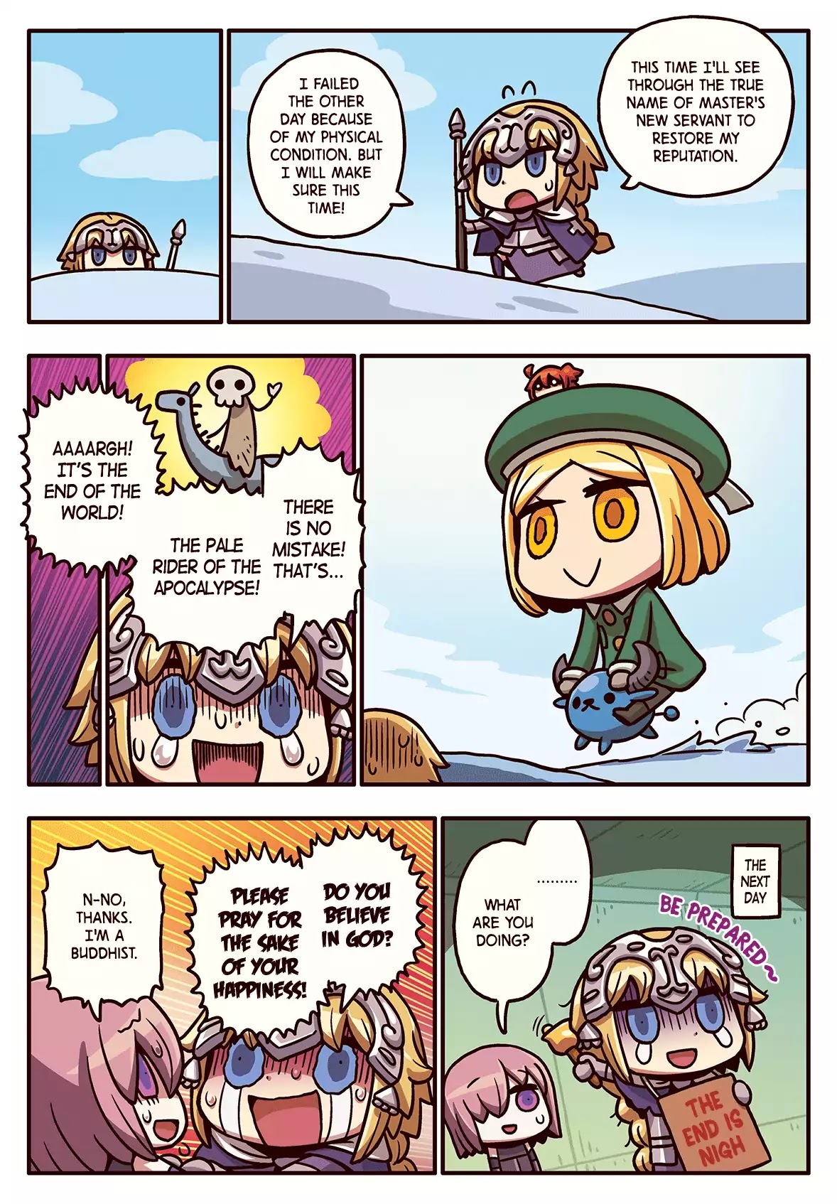 Manga de Wakaru! Fate/Grand Order Chapter 2.67 page 1 - Vol.2 Chapter 67: Restoring One's Reputation