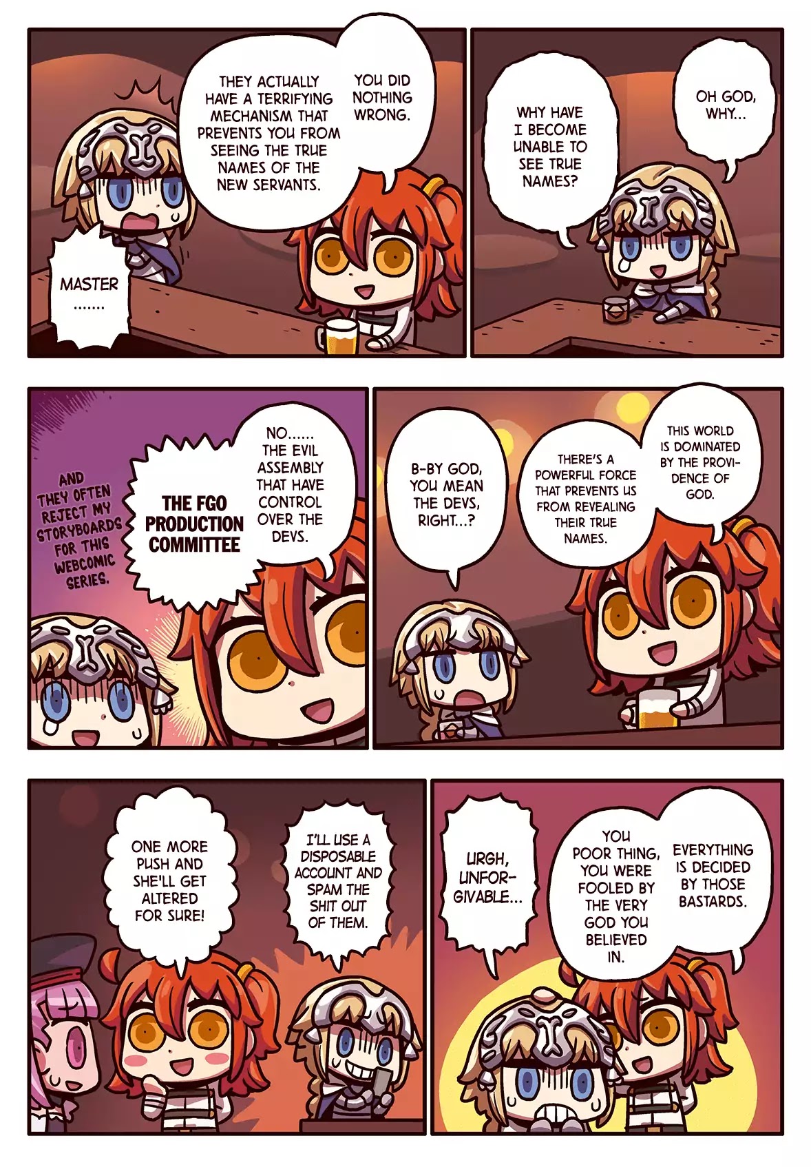 Manga de Wakaru! Fate/Grand Order Chapter 2.69 page 1 - Vol.2 Chapter 69: Providence of God