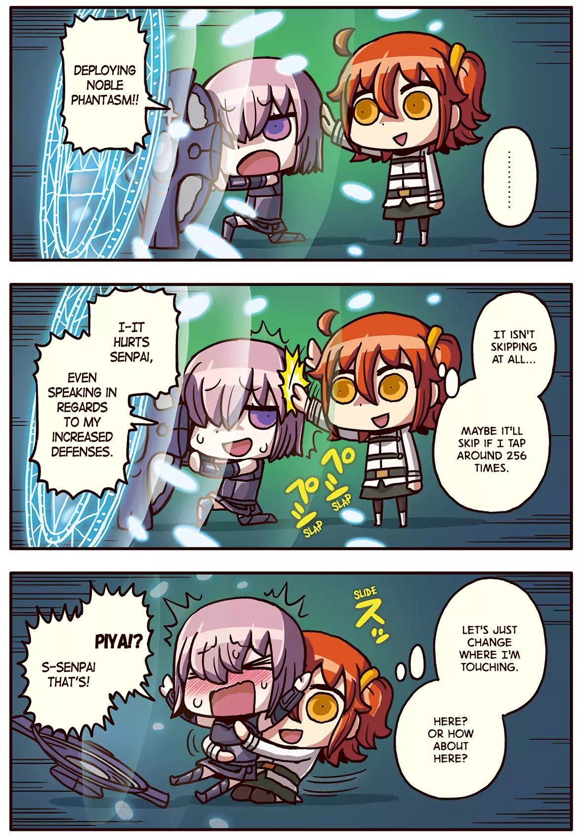 Manga de Wakaru! Fate/Grand Order Chapter 2.7 page 1 - Vol.2 Chapter 7: Noble Phantasm Animation Continued