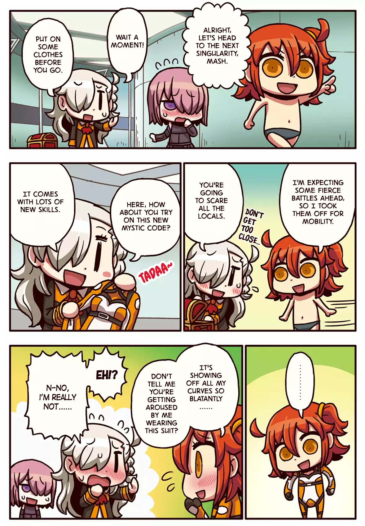 Manga de Wakaru! Fate/Grand Order Chapter 2.8 page 1 - Vol.2 Chapter 8: New Mystic Code