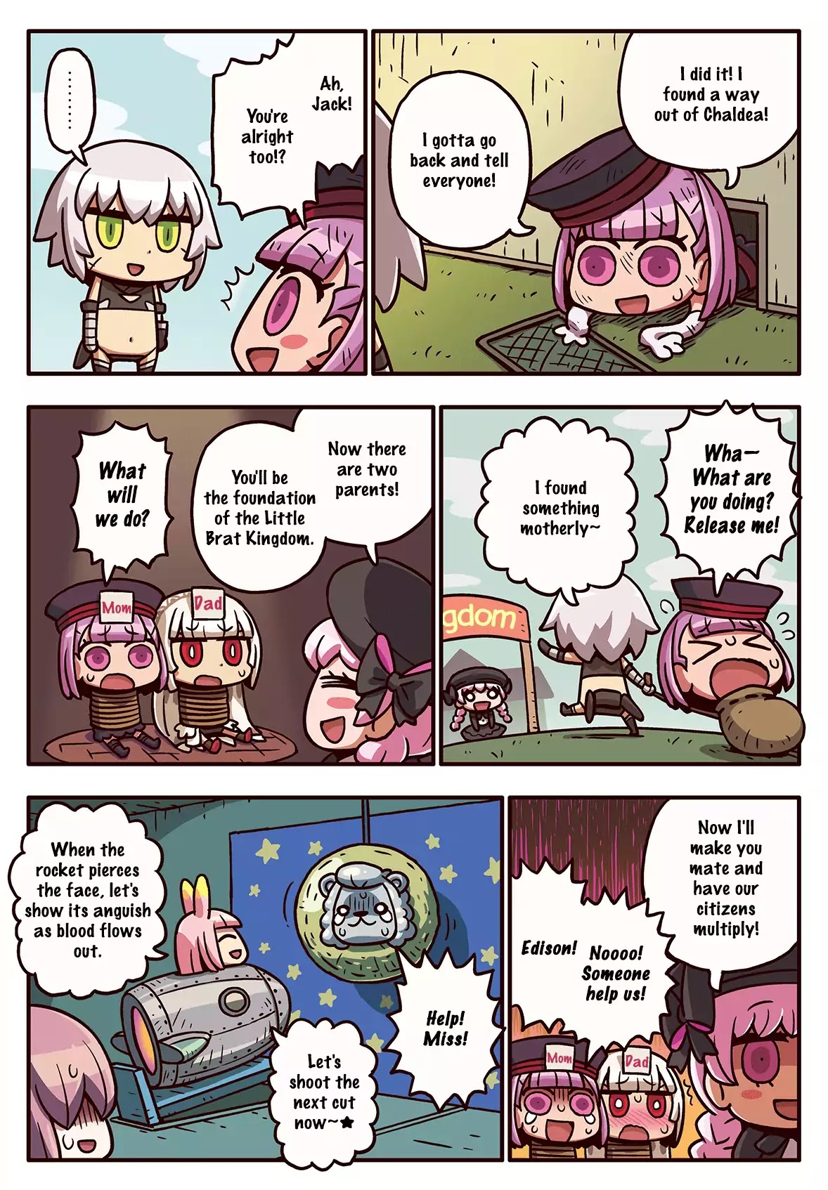 Manga de Wakaru! Fate/Grand Order Chapter 2.81 page 1 - Vol.2 Chapter 81: And the Cycle Repeats