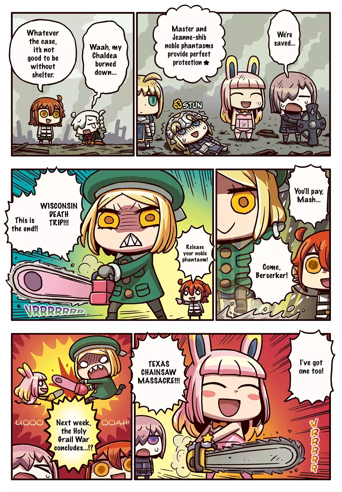 Manga de Wakaru! Fate/Grand Order Chapter 2.83 page 1 - Vol.2 Chapter 83: A Nation Without War