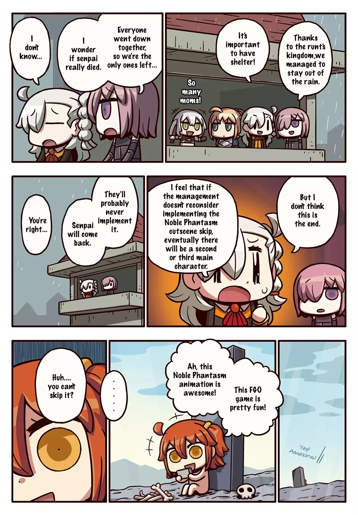 Manga de Wakaru! Fate/Grand Order Chapter 2.84 page 1 - Vol.2 Chapter 84: Final Battle