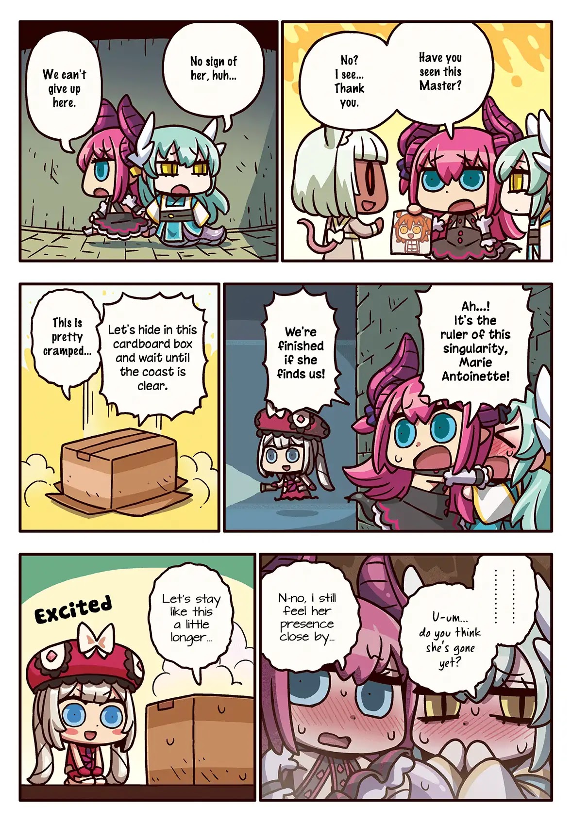 Manga de Wakaru! Fate/Grand Order Chapter 3.100 page 1 - Vol.3 Chapter 100: Love Nest?
