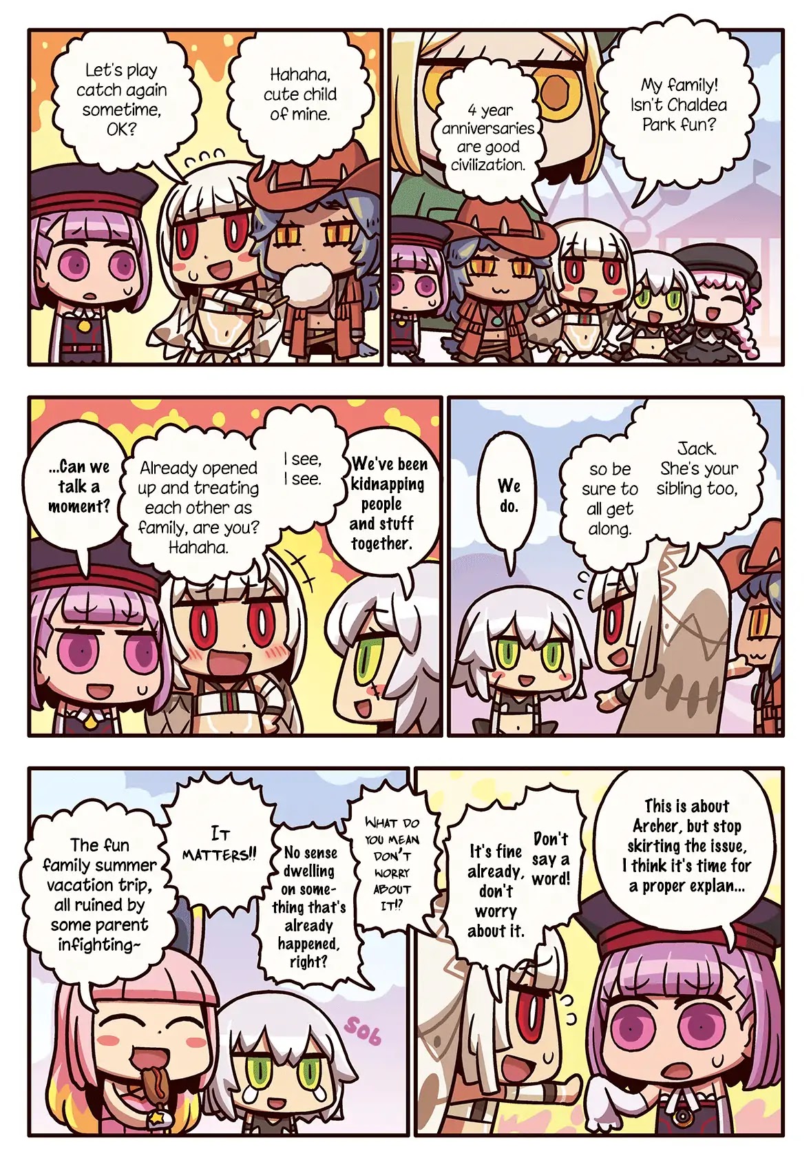 Manga de Wakaru! Fate/Grand Order Chapter 3.103 page 1 - Vol.3 Chapter 103: 4 Year Anniversary