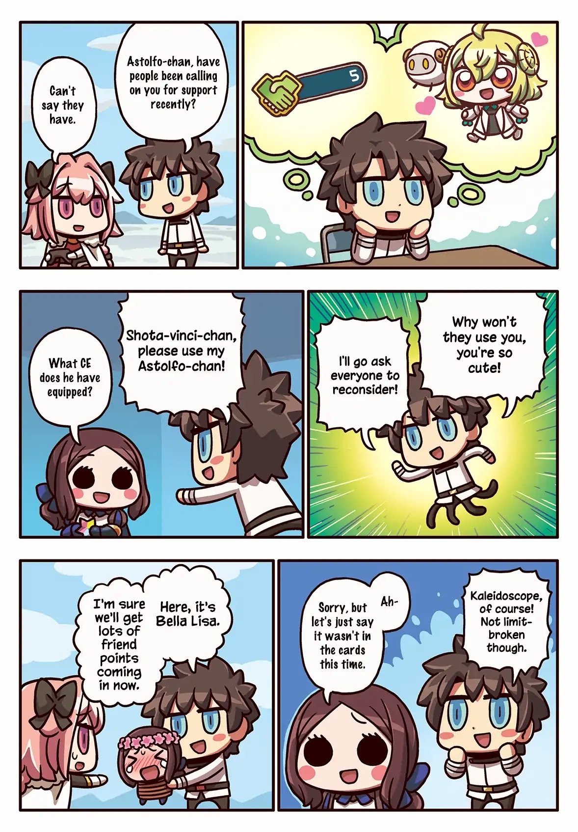 Manga de Wakaru! Fate/Grand Order Chapter 3.110 page 1 - Vol.3 Chapter 110: Praying for Your Future Success