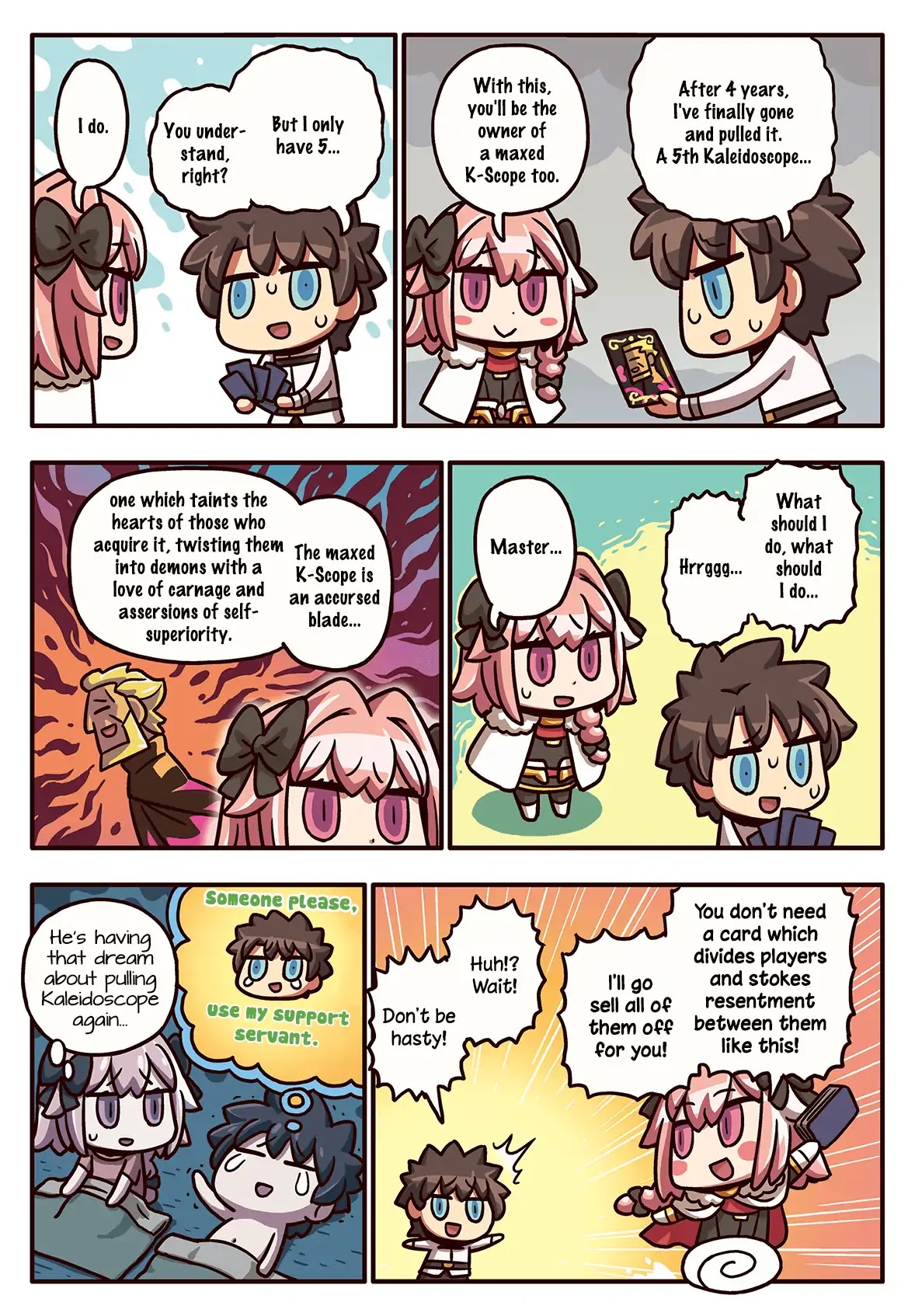 Manga de Wakaru! Fate/Grand Order Chapter 3.113 page 1 - Vol.3 Chapter 113: Breaking the Limits