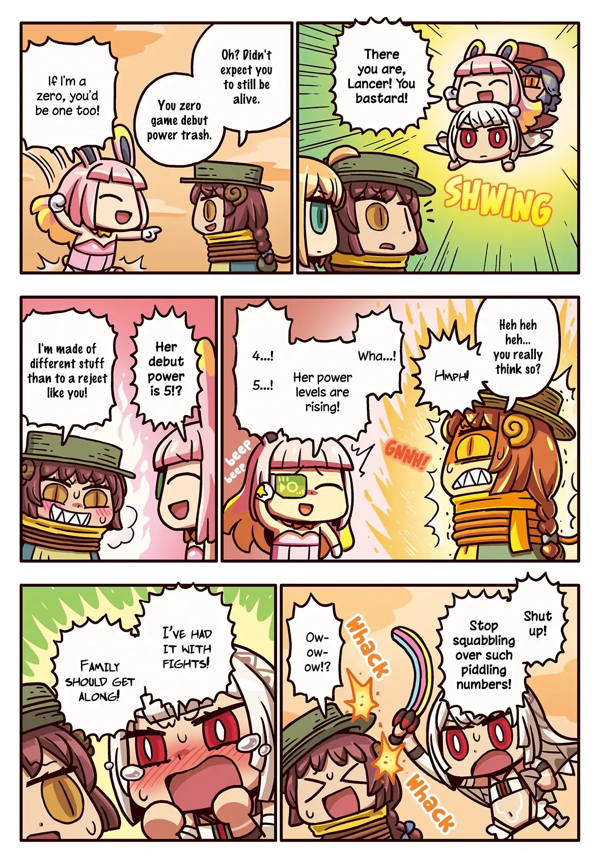 Manga de Wakaru! Fate/Grand Order Chapter 3.114 page 1 - Vol.3 Chapter 114: Game Debut Power
