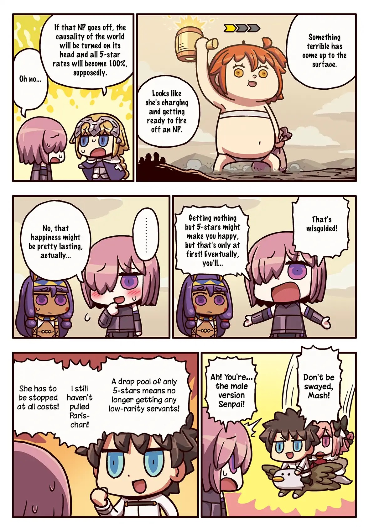 Manga de Wakaru! Fate/Grand Order Chapter 3.116 page 1 - Vol.3 Chapter 116: Summon Rates