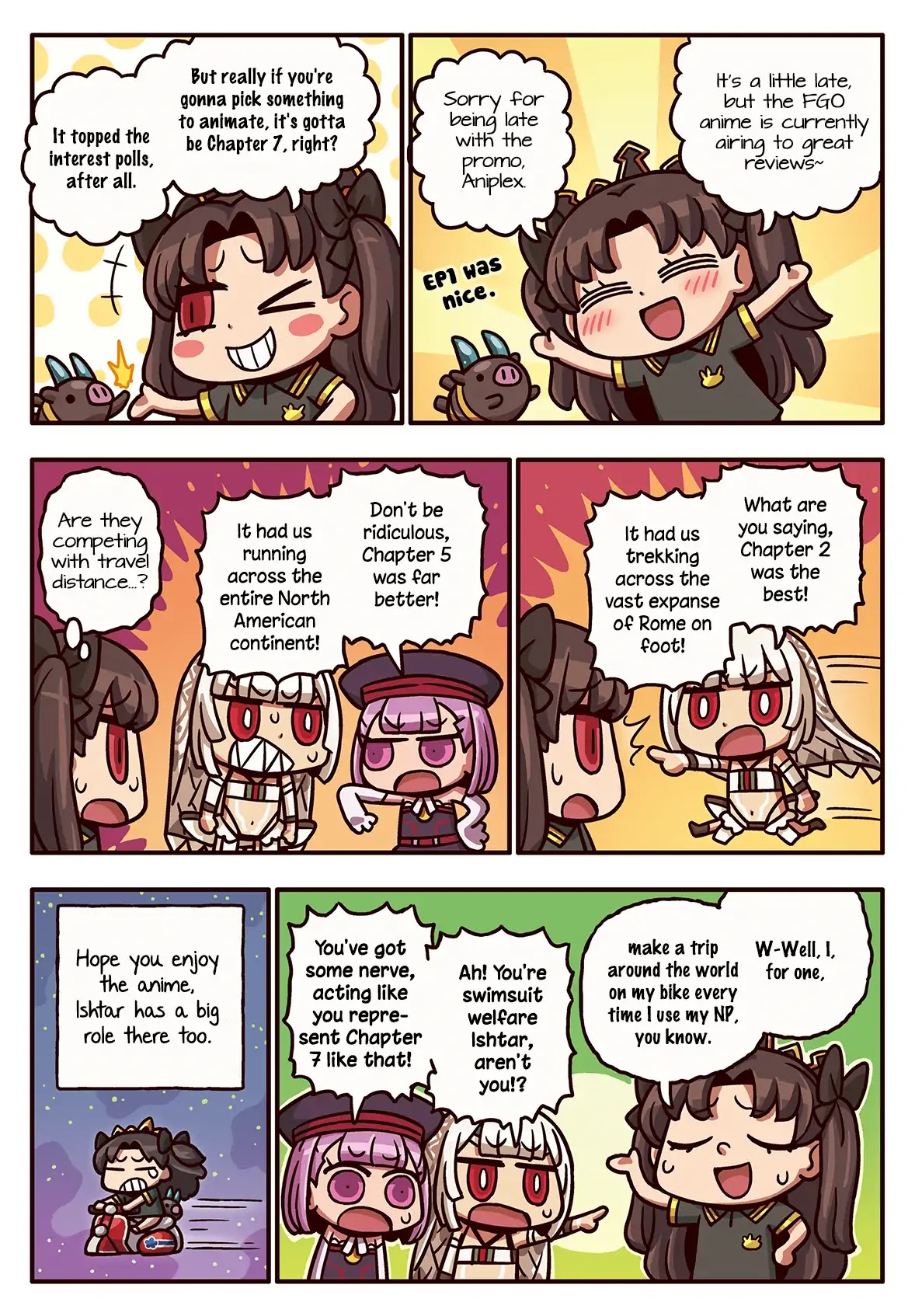 Manga de Wakaru! Fate/Grand Order Chapter 3.118 page 1 - Vol.3 Chapter 118: Chapter 7 Animated