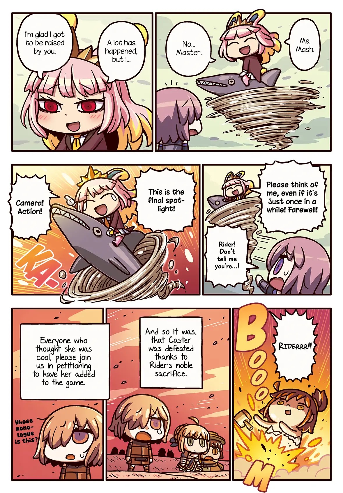 Manga de Wakaru! Fate/Grand Order Chapter 3.119 page 1 - Vol.3 Chapter 119: Crank Up?