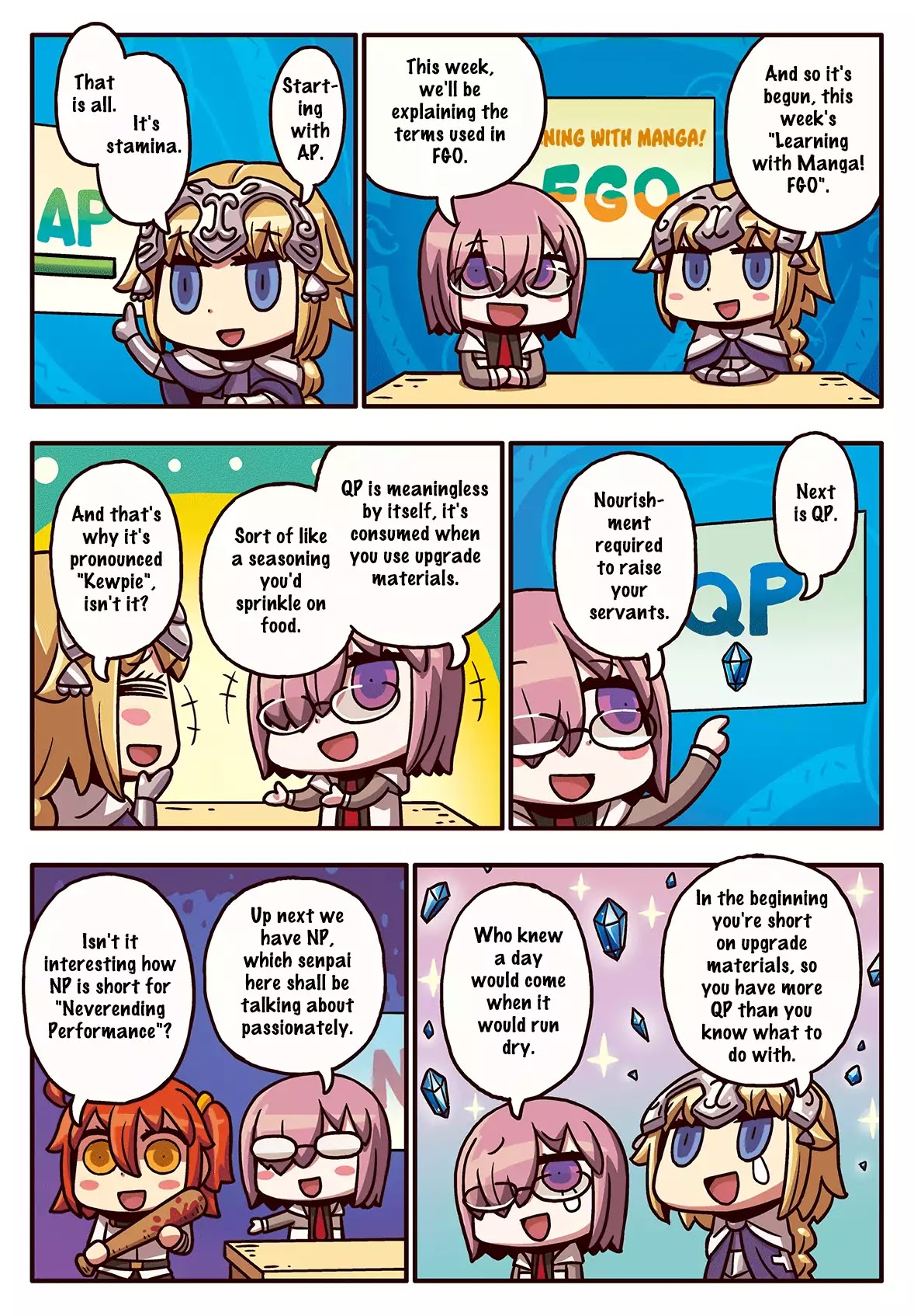 Manga de Wakaru! Fate/Grand Order Chapter 3.12 page 1 - Vol.3 Chapter 12: Terminology