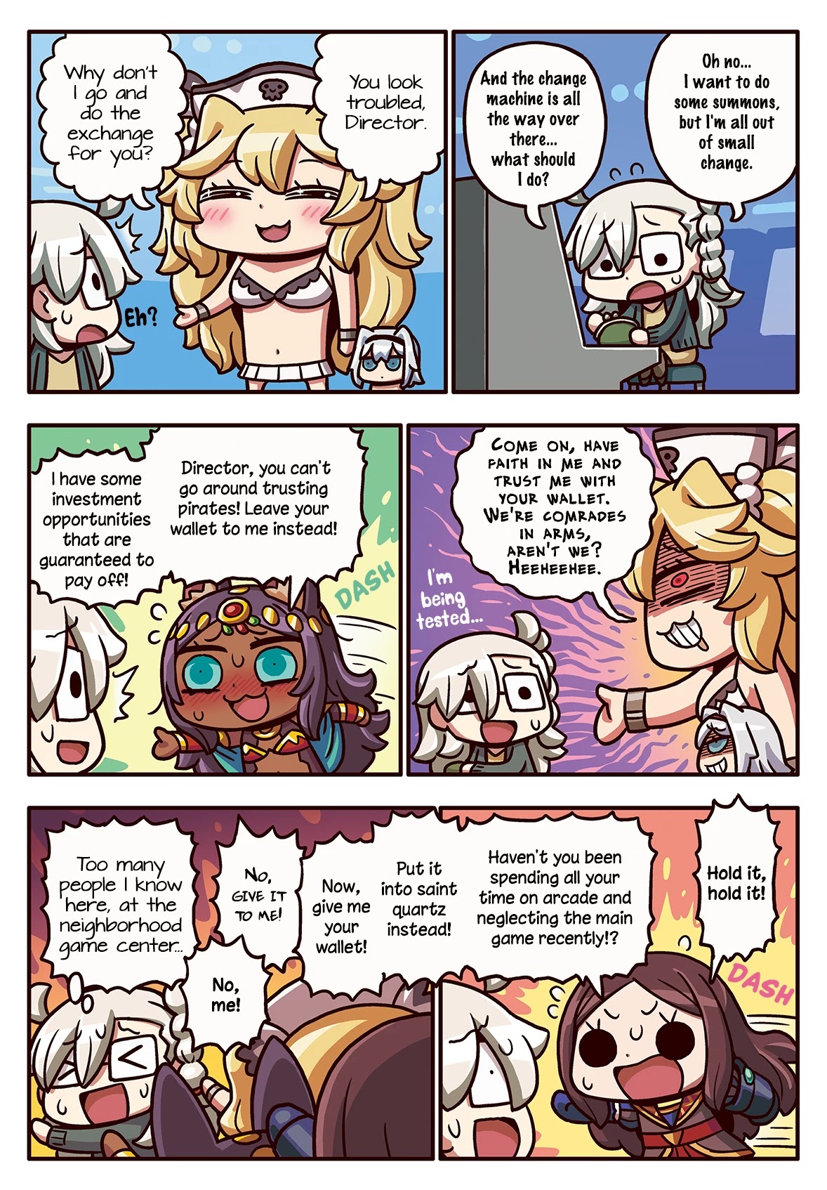 Manga de Wakaru! Fate/Grand Order Chapter 3.120 page 1 - Vol.3 Chapter 120: Trust and Wallet