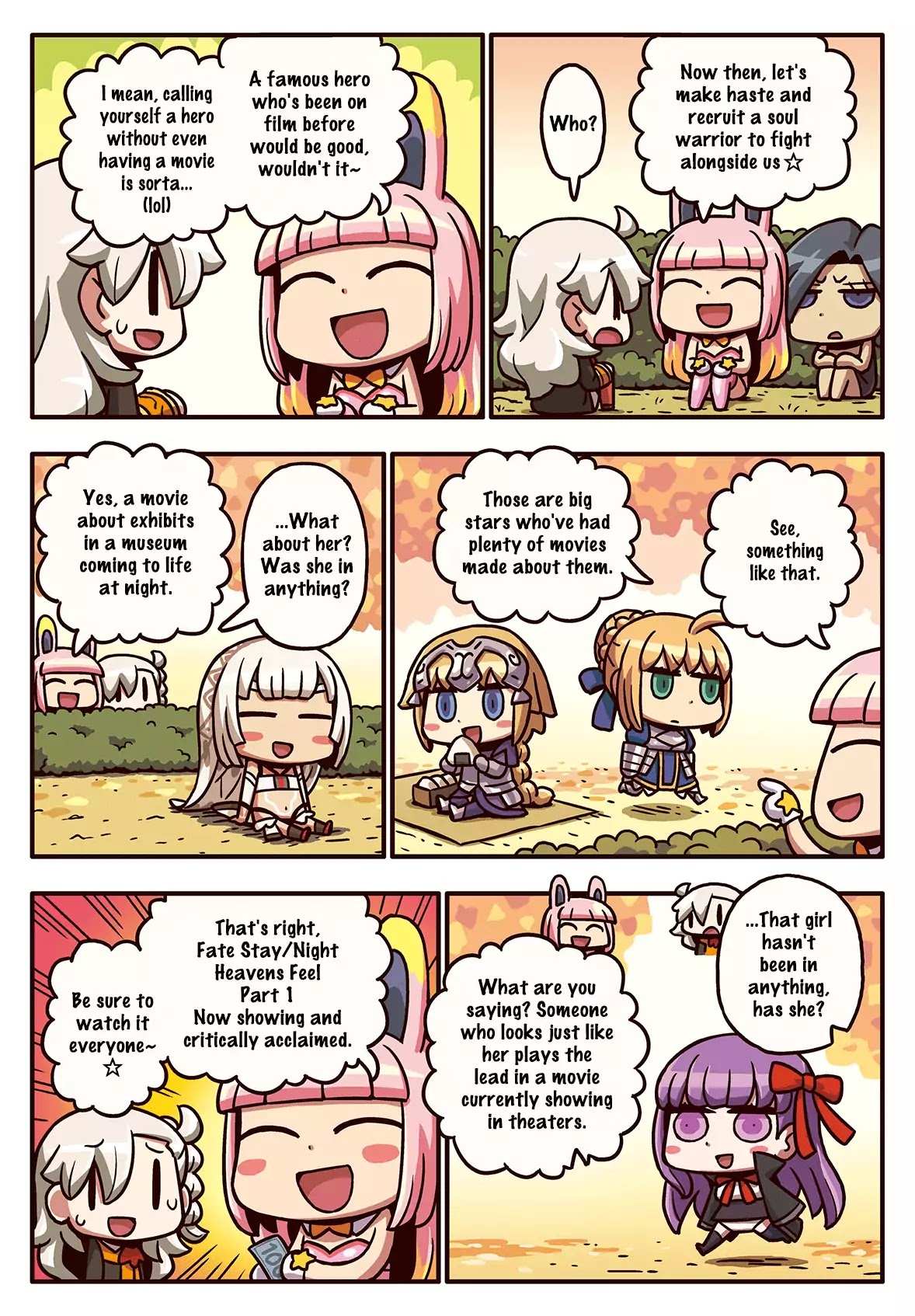 Manga de Wakaru! Fate/Grand Order Chapter 3.13 page 1 - Vol.3 Chapter 13: The Stars