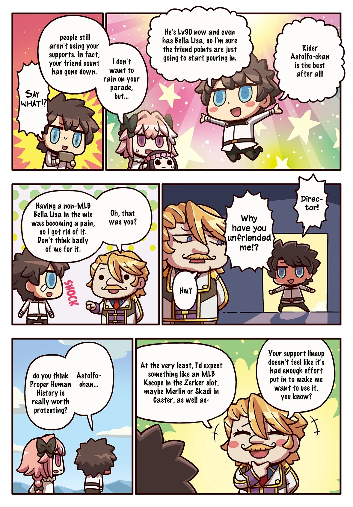 Manga de Wakaru! Fate/Grand Order Chapter 3.136 page 1 - Vol.3 Chapter 136: Unfriended
