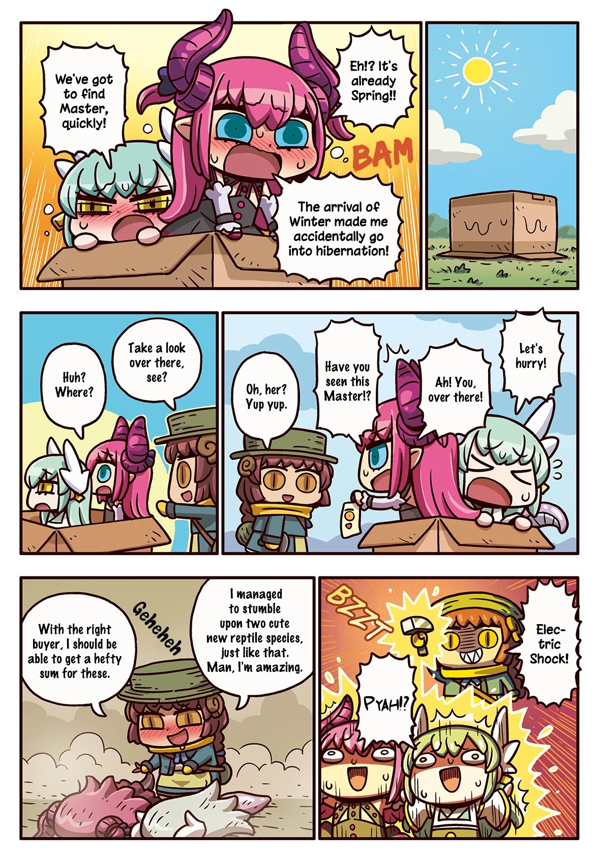 Manga de Wakaru! Fate/Grand Order Chapter 3.137 page 1 - Vol.3 Chapter 137: Captured