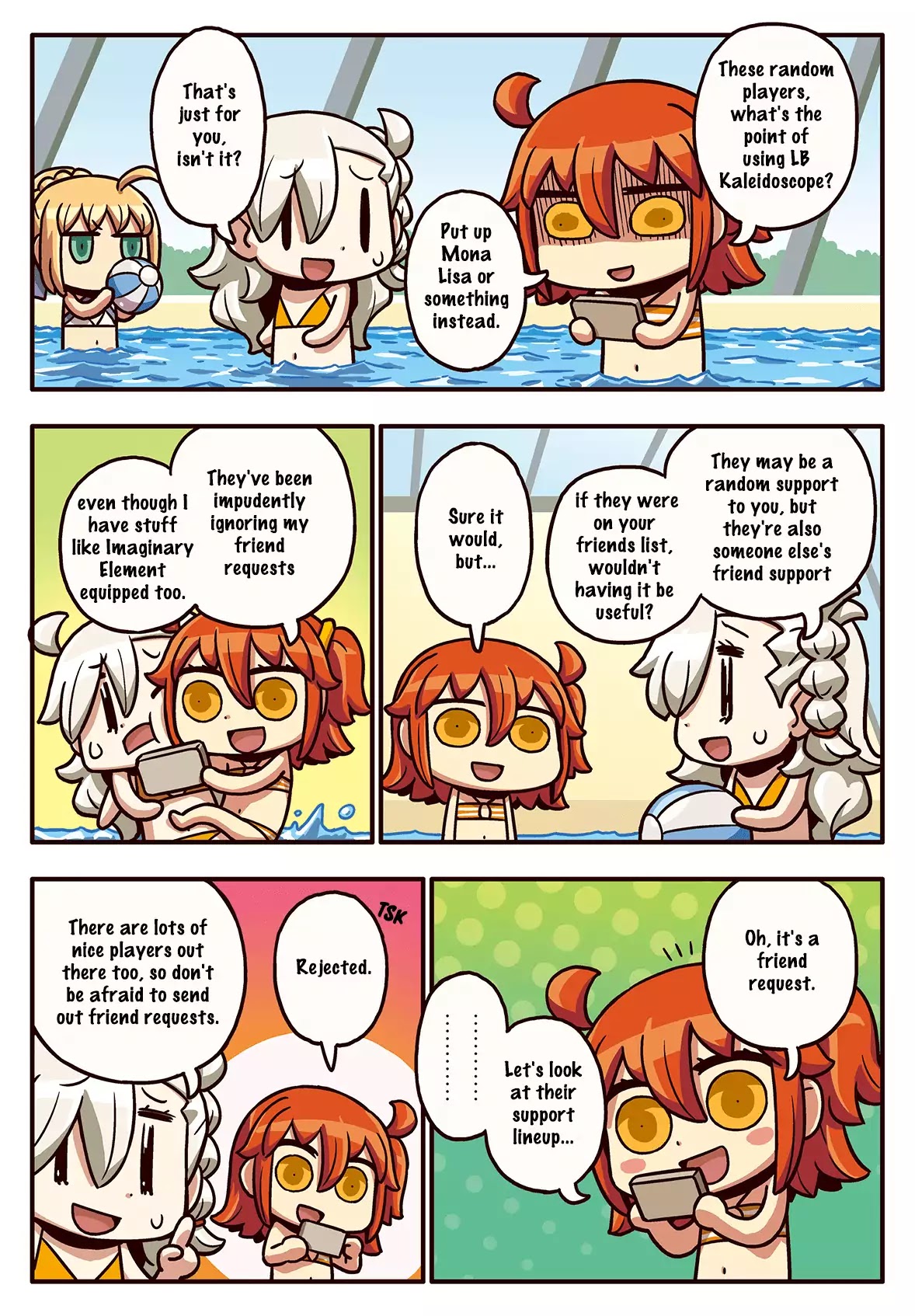 Manga de Wakaru! Fate/Grand Order Chapter 3.14 page 1 - Vol.3 Chapter 14: Getting Along with Others