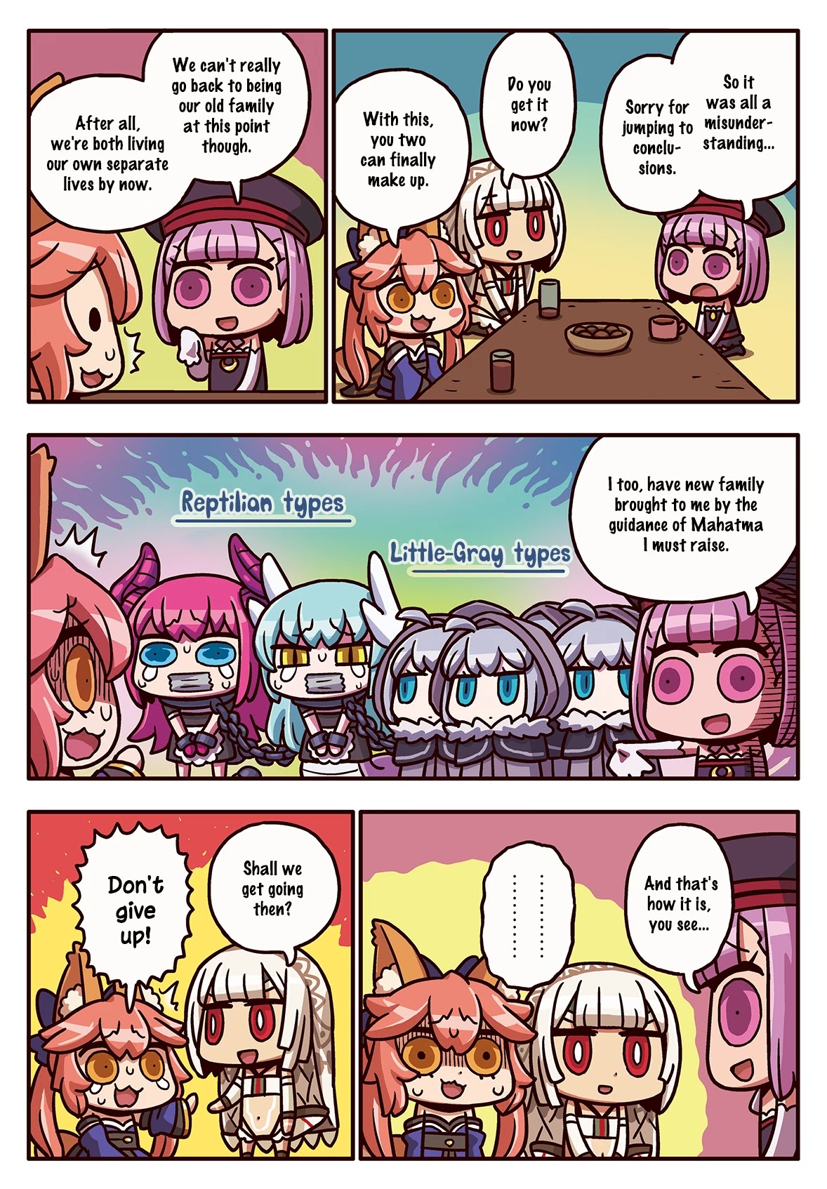 Manga de Wakaru! Fate/Grand Order Chapter 3.143 page 1 - Vol.3 Chapter 143: Too Late to Go Back