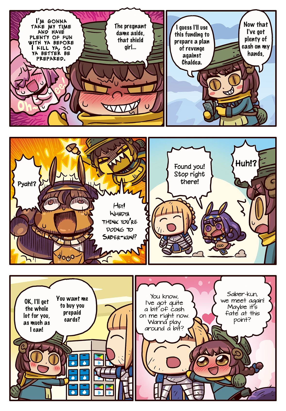 Manga de Wakaru! Fate/Grand Order Chapter 3.144 page 1 - Vol.3 Chapter 144: Money Usage