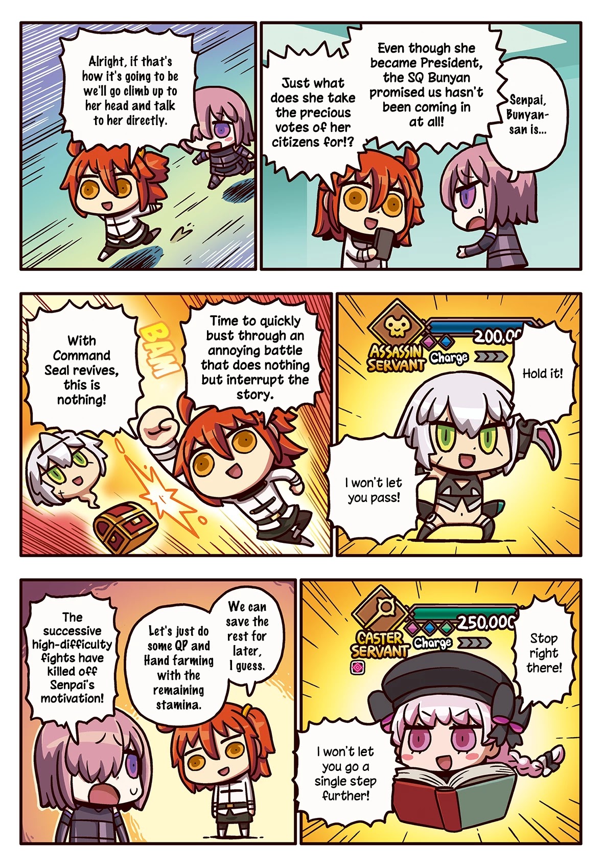Manga de Wakaru! Fate/Grand Order Chapter 3.145 page 1 - Vol.3 Chapter 145: Motivation