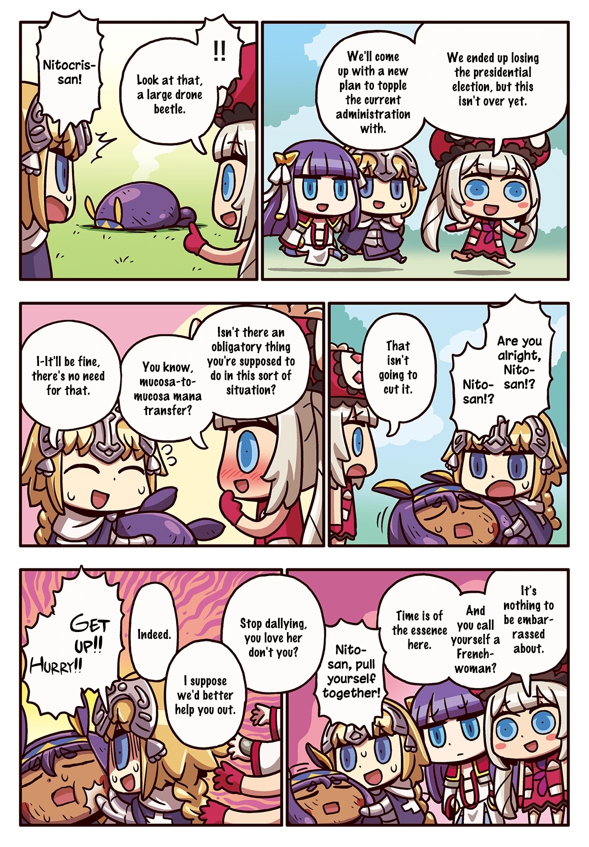 Manga de Wakaru! Fate/Grand Order Chapter 3.148 page 1 - Vol.3 Chapter 148: Treatment Method