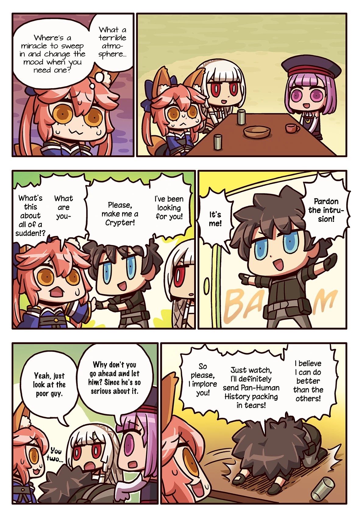 Manga de Wakaru! Fate/Grand Order Chapter 3.150 page 1 - Vol.3 Chapter 150: Sweeping In