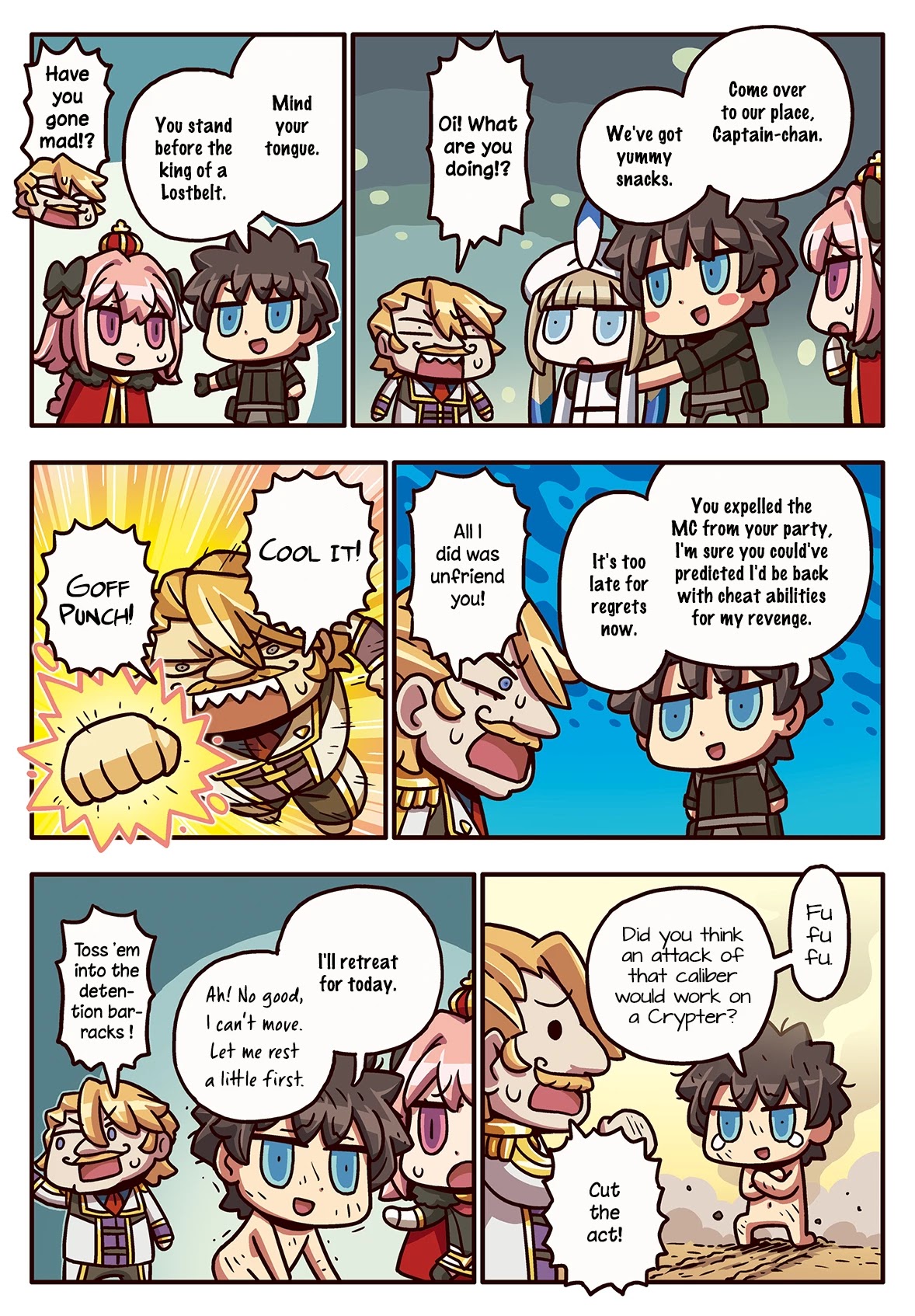 Manga de Wakaru! Fate/Grand Order Chapter 3.152 page 1 - Vol.3 Chapter 152: King of a Lostbelt (?)