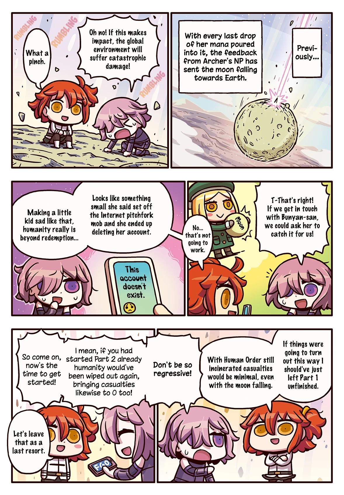 Manga de Wakaru! Fate/Grand Order Chapter 3.153 page 1 - Vol.3 Chapter 153: Solutions