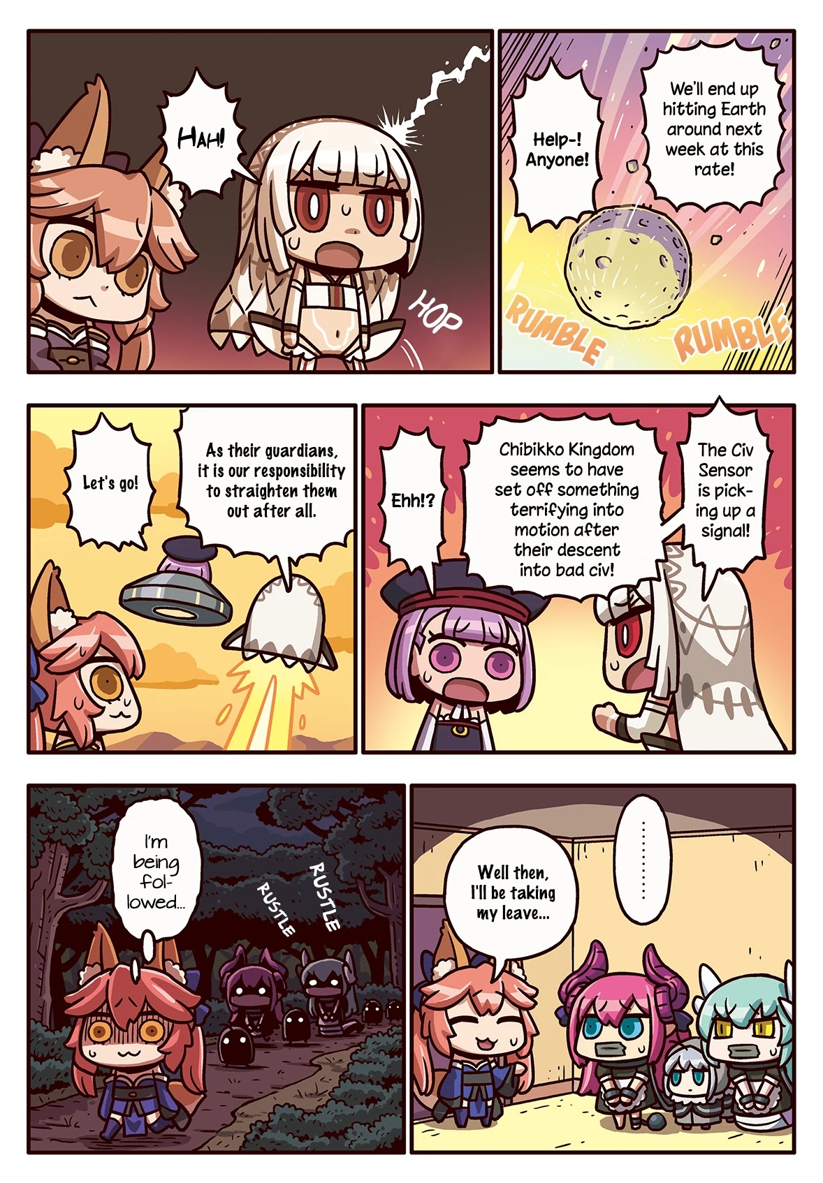 Manga de Wakaru! Fate/Grand Order Chapter 3.154 page 1 - Vol.3 Chapter 154: Civ Sensor