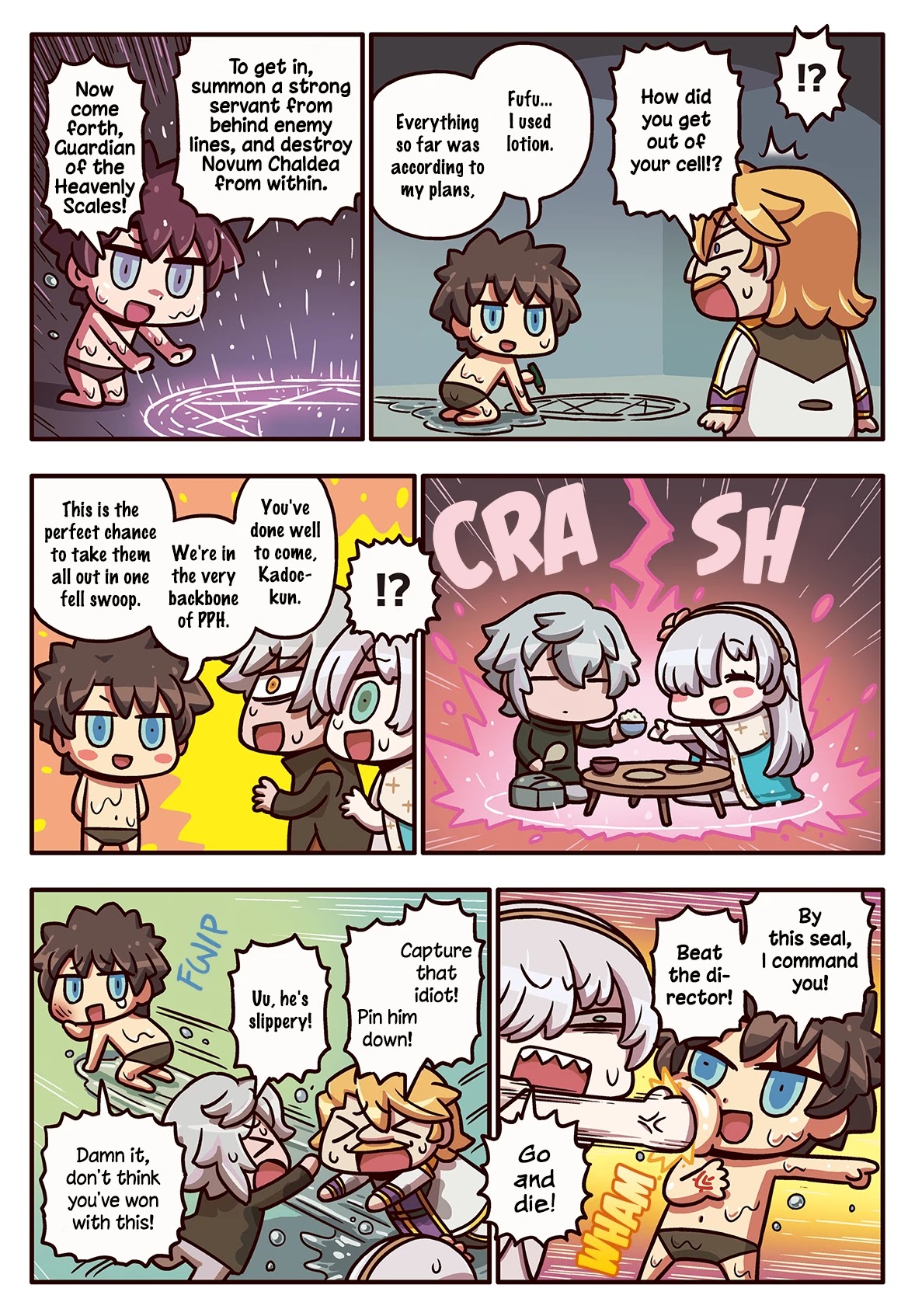 Manga de Wakaru! Fate/Grand Order Chapter 3.159 page 1 - Vol.3 Chapter 159: All According to Plan