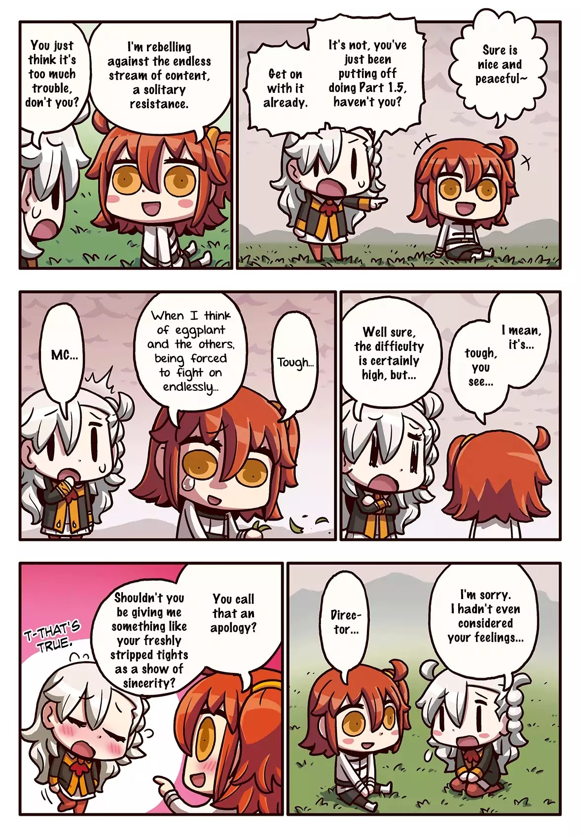 Manga de Wakaru! Fate/Grand Order Chapter 3.16 page 1 - Vol.3 Chapter 16: A Never-ending Battle