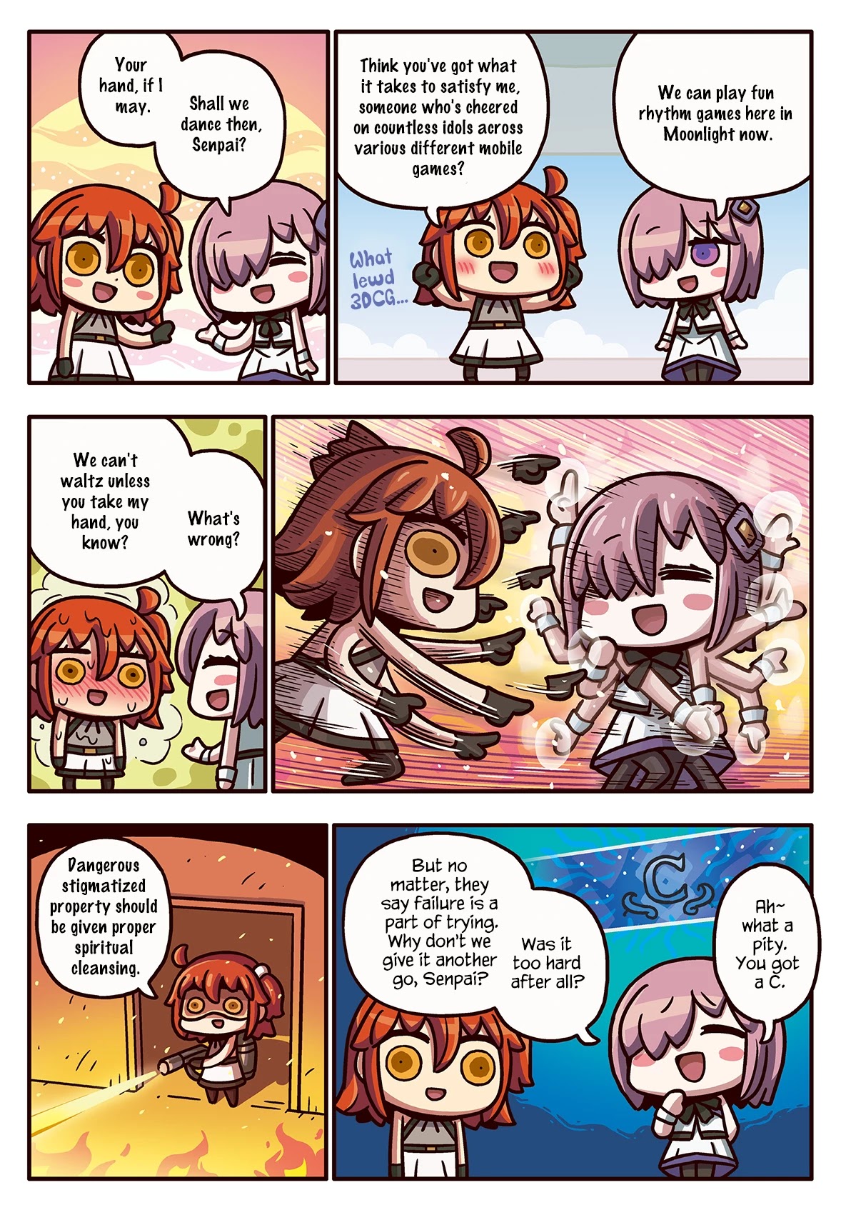 Manga de Wakaru! Fate/Grand Order Chapter 3.160 page 1 - Vol.3 Chapter 160: Your Hand, If I May