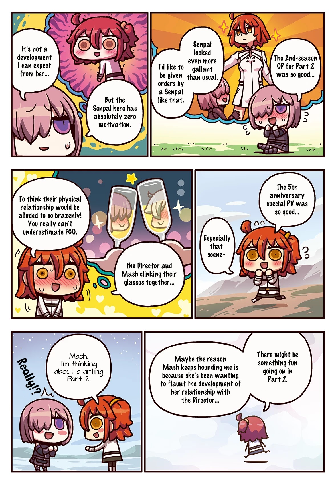 Manga de Wakaru! Fate/Grand Order Chapter 3.161 page 1 - Vol.3 Chapter 161: Peak Form