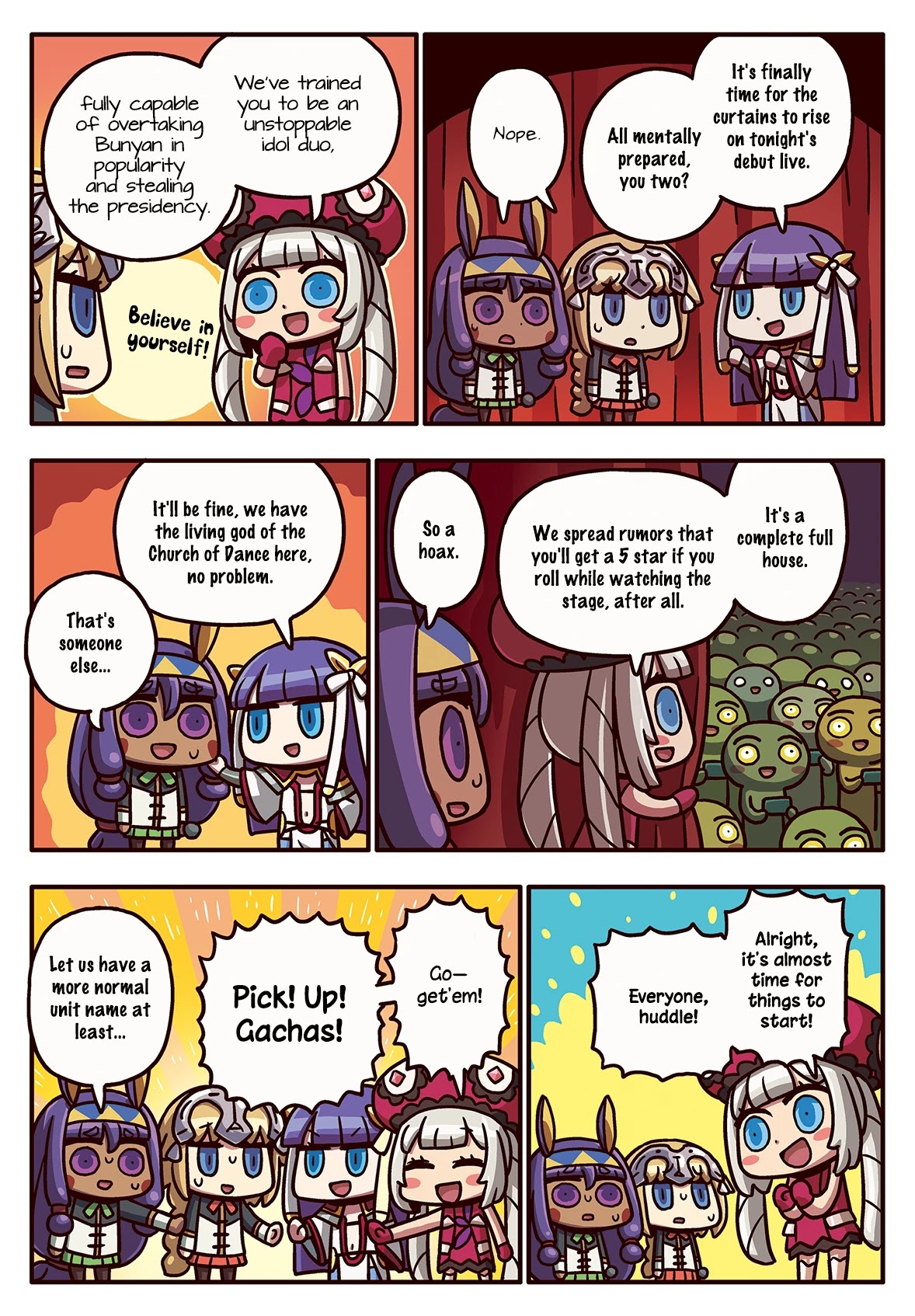 Manga de Wakaru! Fate/Grand Order Chapter 3.162 page 1 - Vol.3 Chapter 162: Idol Debut?