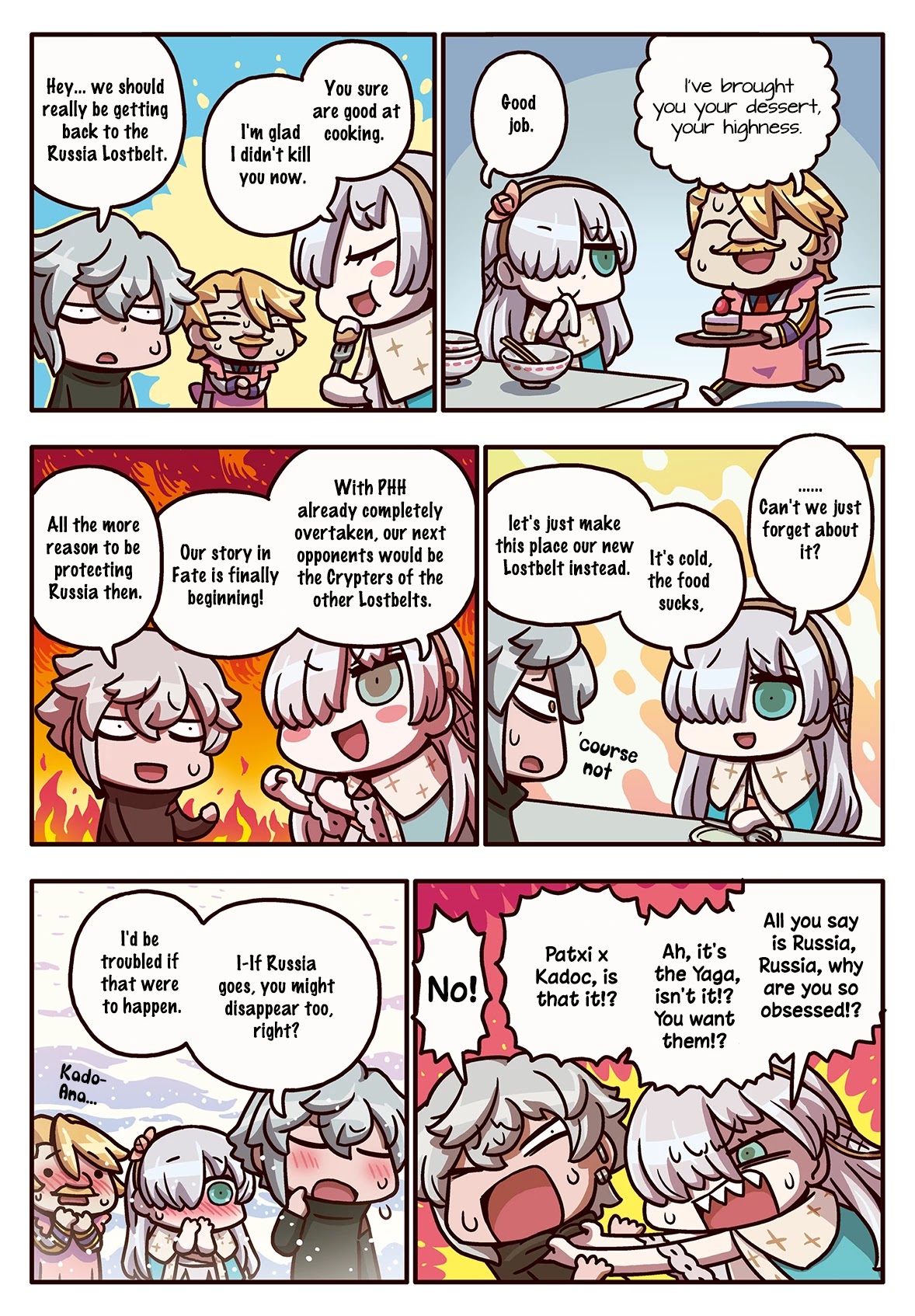 Manga de Wakaru! Fate/Grand Order Chapter 3.165 page 1 - Vol.3 Chapter 165: Things to Protect