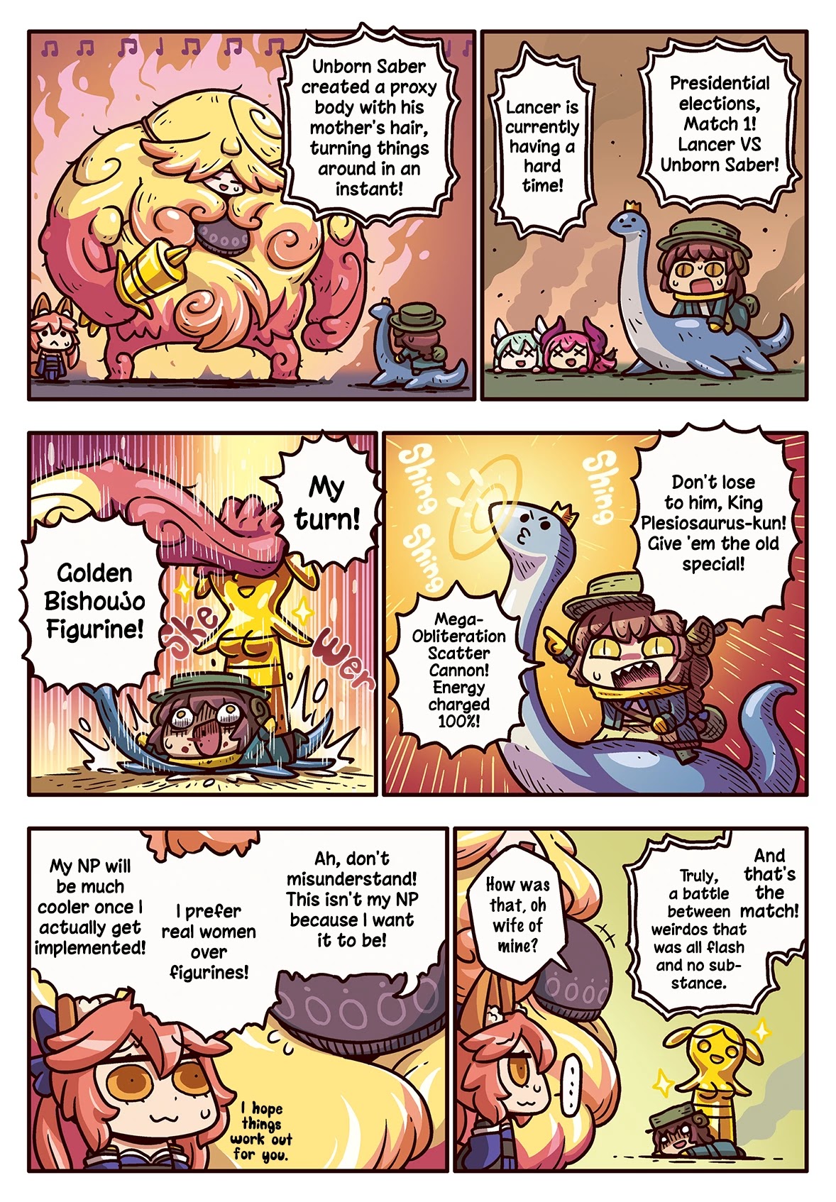 Manga de Wakaru! Fate/Grand Order Chapter 3.169 page 1 - Vol.3 Chapter 169: The First Match