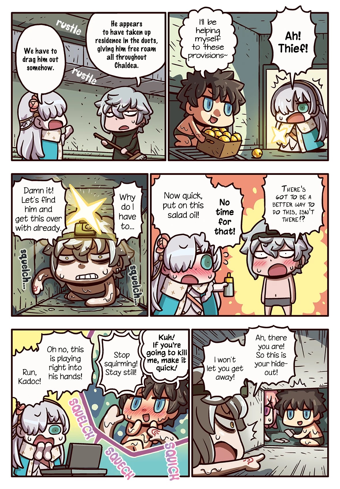 Manga de Wakaru! Fate/Grand Order Chapter 3.171 page 1 - Vol.3 Chapter 171: His Aim