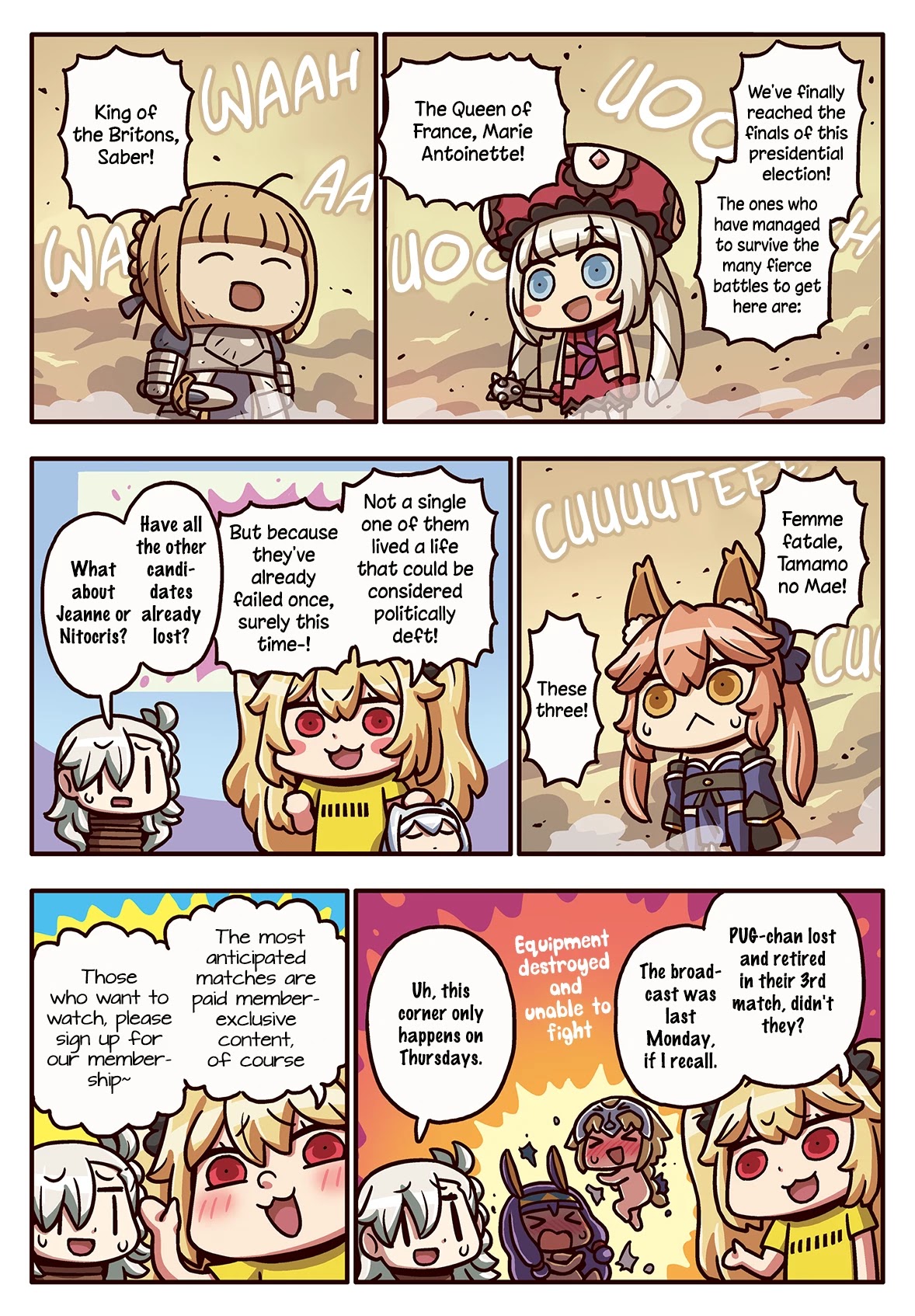 Manga de Wakaru! Fate/Grand Order Chapter 3.173 page 1 - Vol.3 Chapter 173: Finals