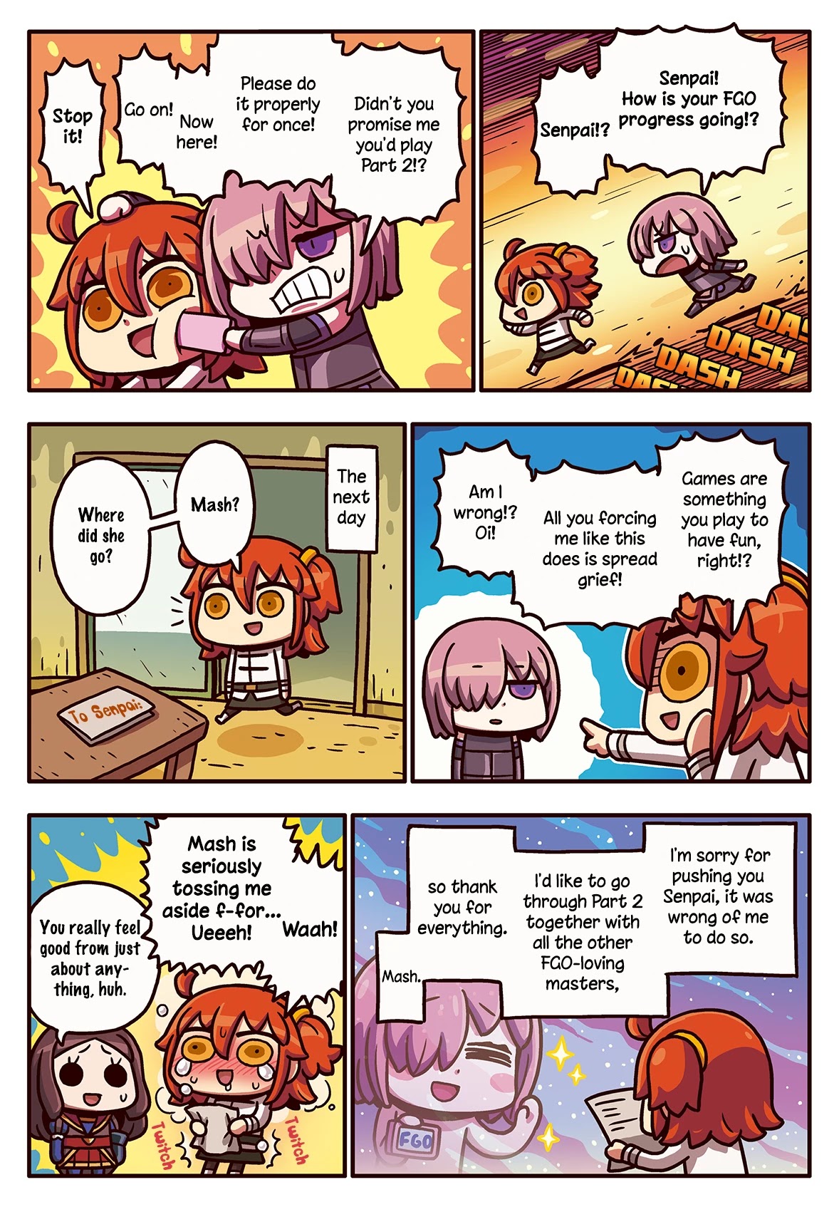 Manga de Wakaru! Fate/Grand Order Chapter 3.174 page 1 - Vol.3 Chapter 174: Abandoned